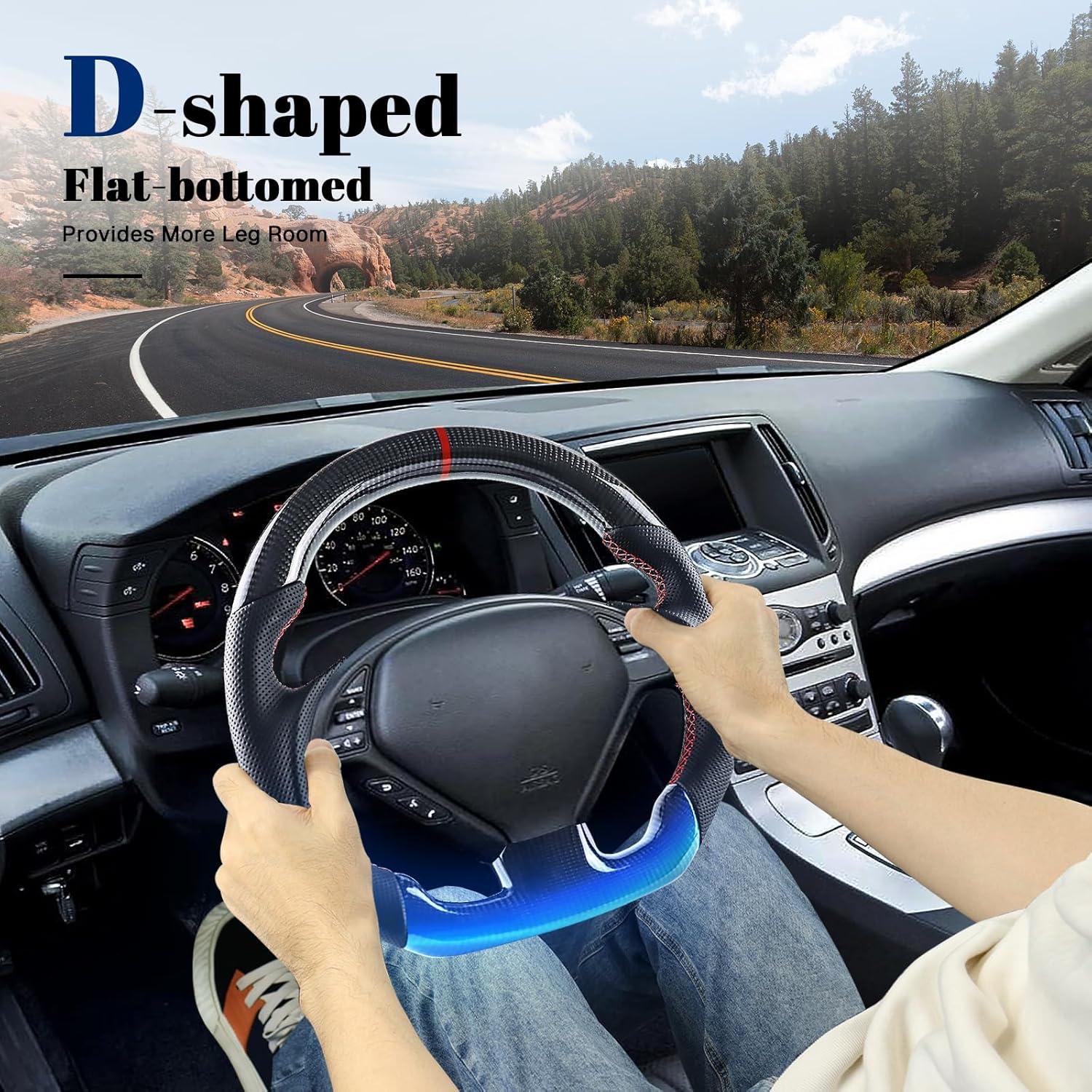 Volante de fibra de carbono VOONKE RC-IFG37 para Infiniti G37