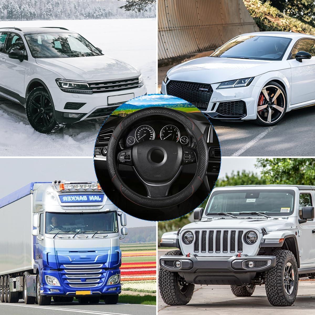 Funda de Volante BESULEN Antideslizante 38 cm Negro