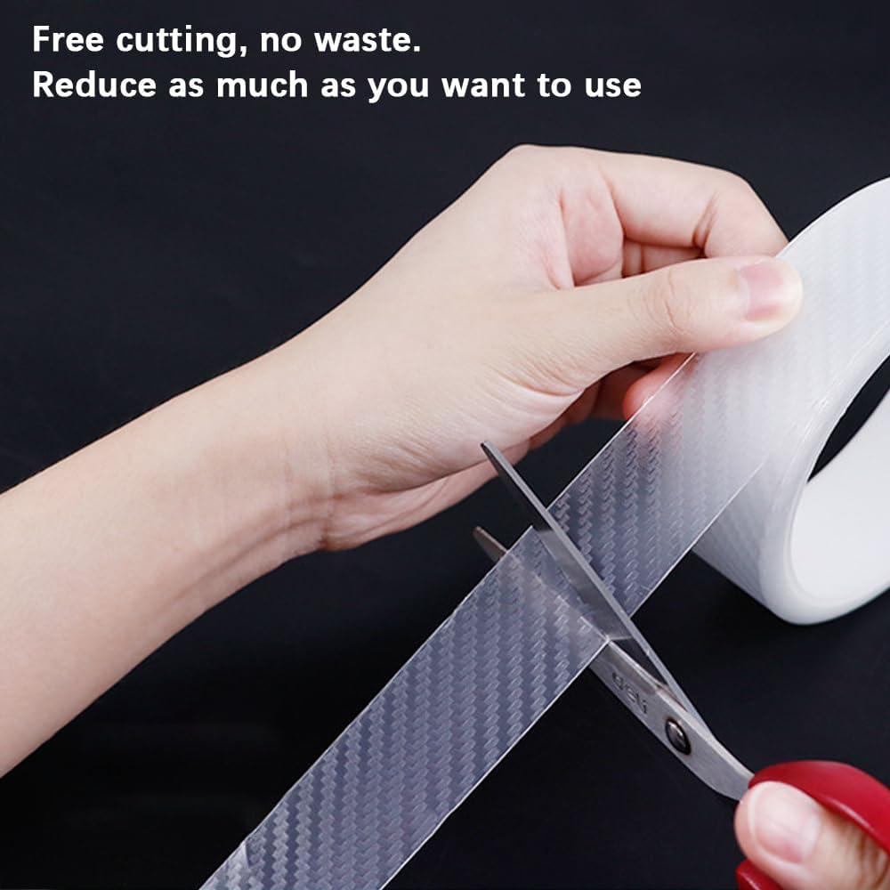 Protector de Bisel de Puerta Smeyta 5cm x 10m Fibra de Carbono