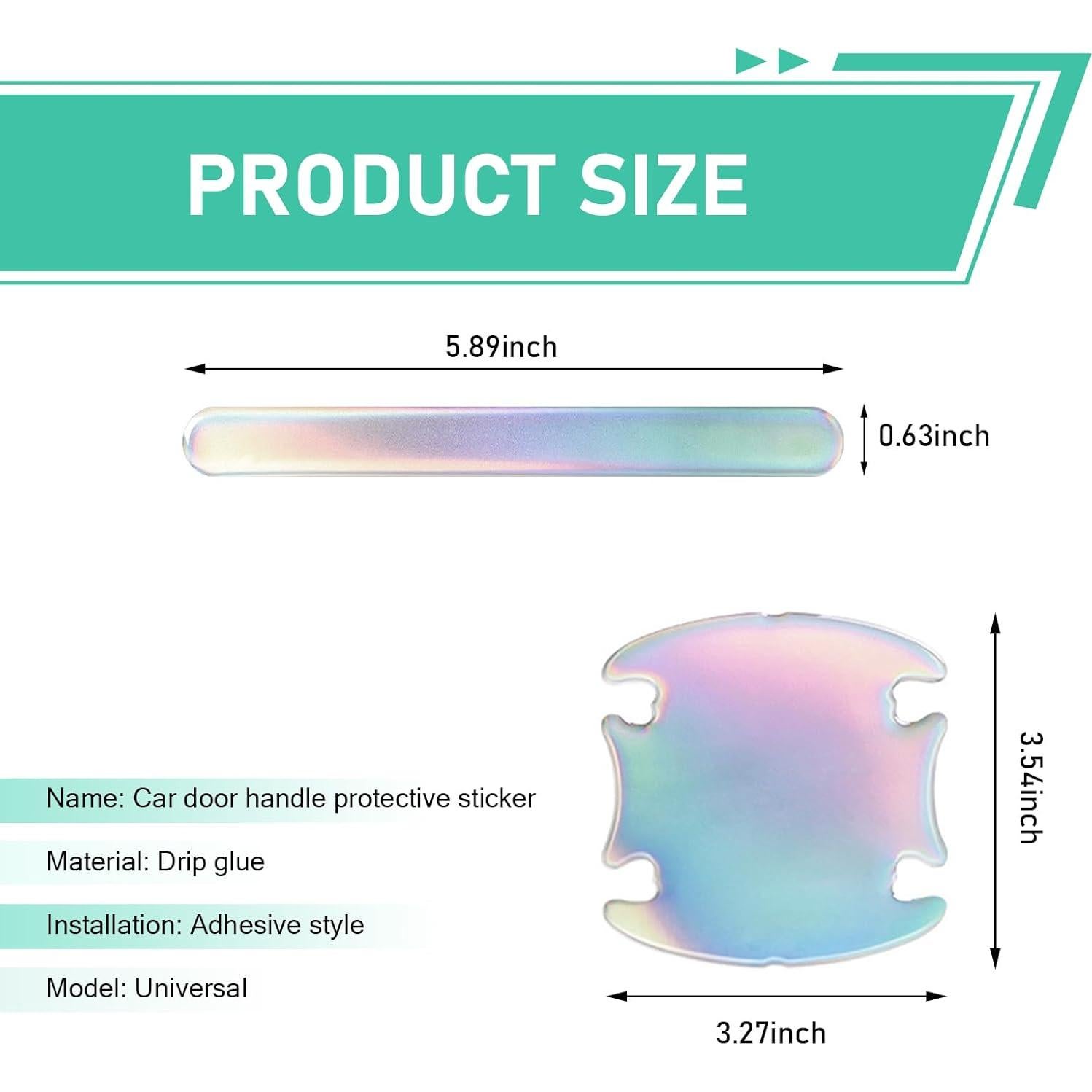 Sticker Protector Antirayaduras para Manija de Puerta Dogary 16 PCS