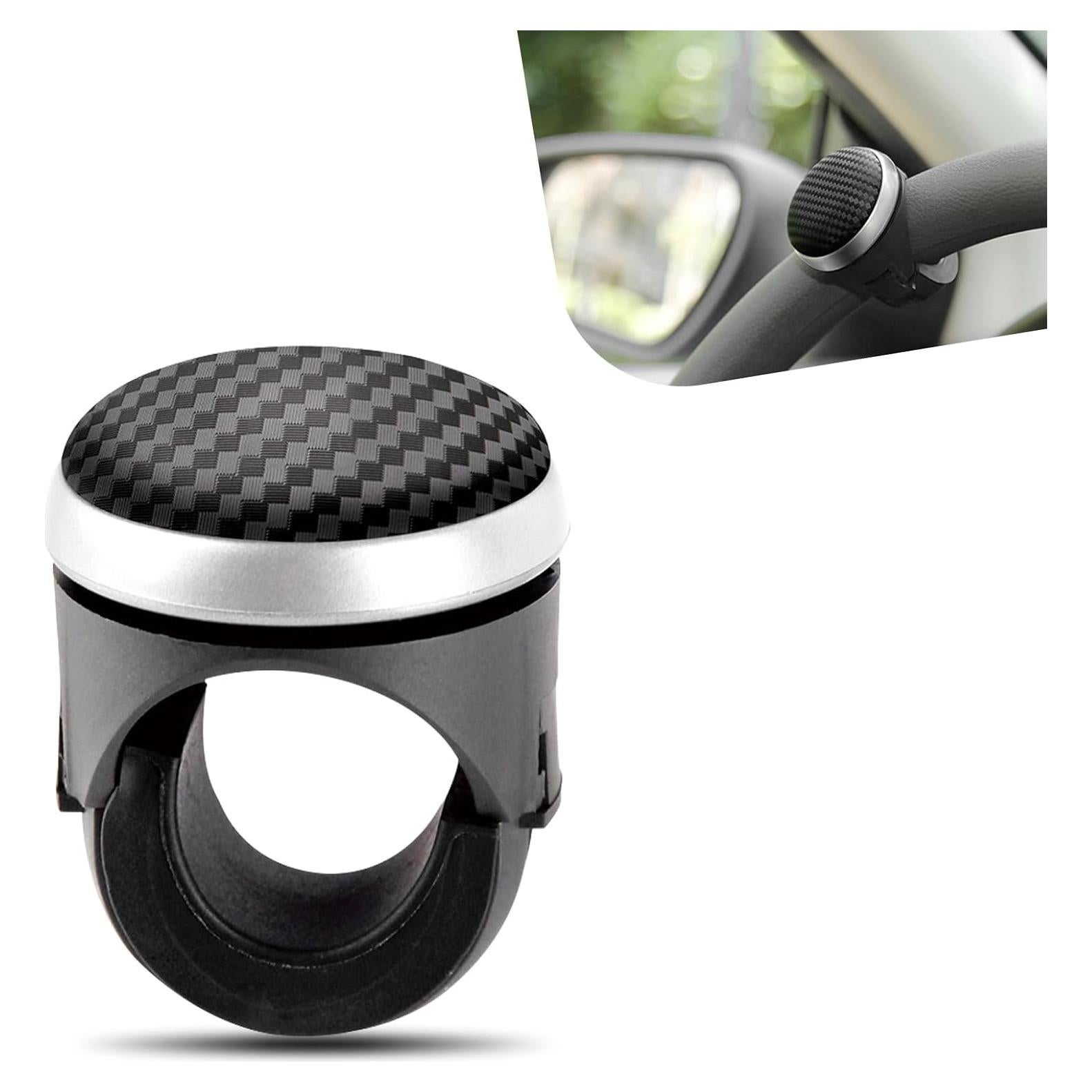 Perilla de Volante de Coche Fasebeek ABS y Silicona Negro