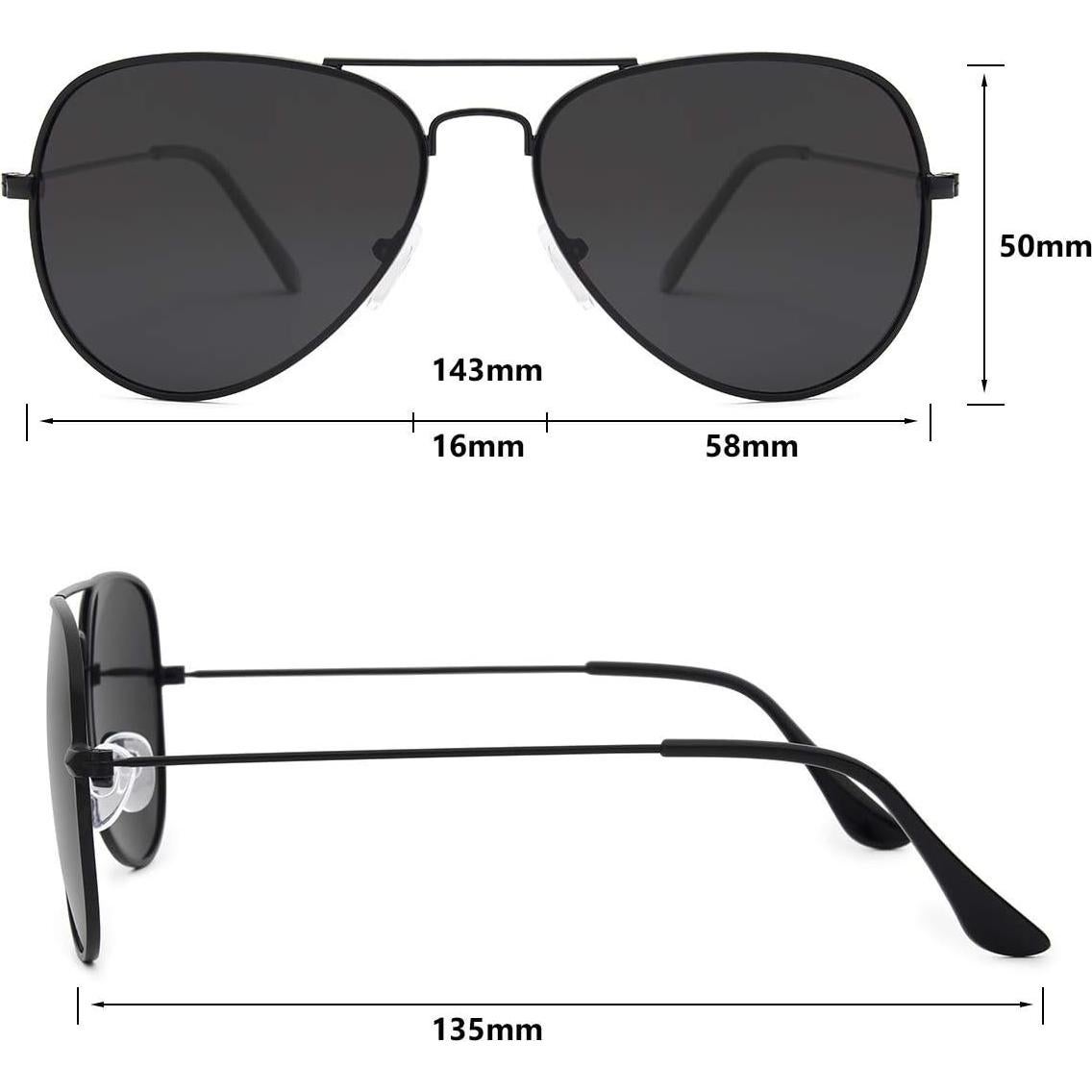 Gafas de Sol Livhò Aviador Polarizadas UV400 Dorado Lila