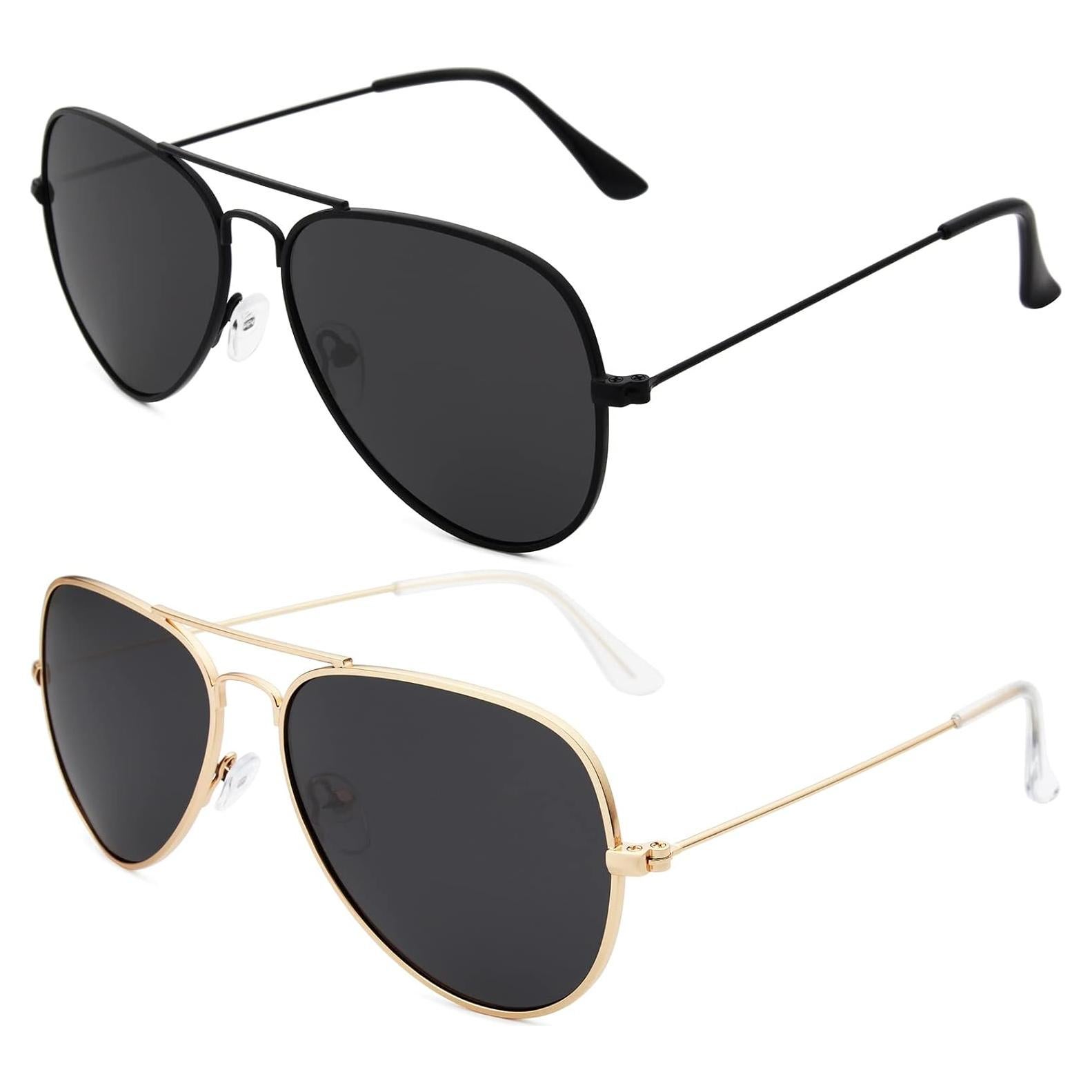 Gafas de Sol Aviador Livhò Polarizadas UV400 Todo Negro