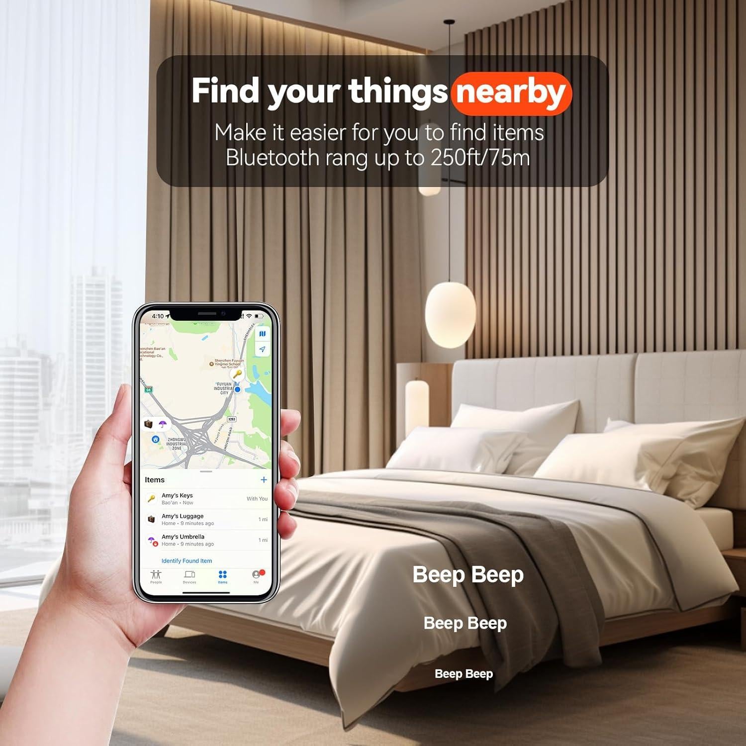 Localizador Bluetooth RSH Paquete de 4 Etiquetas Inteligentes