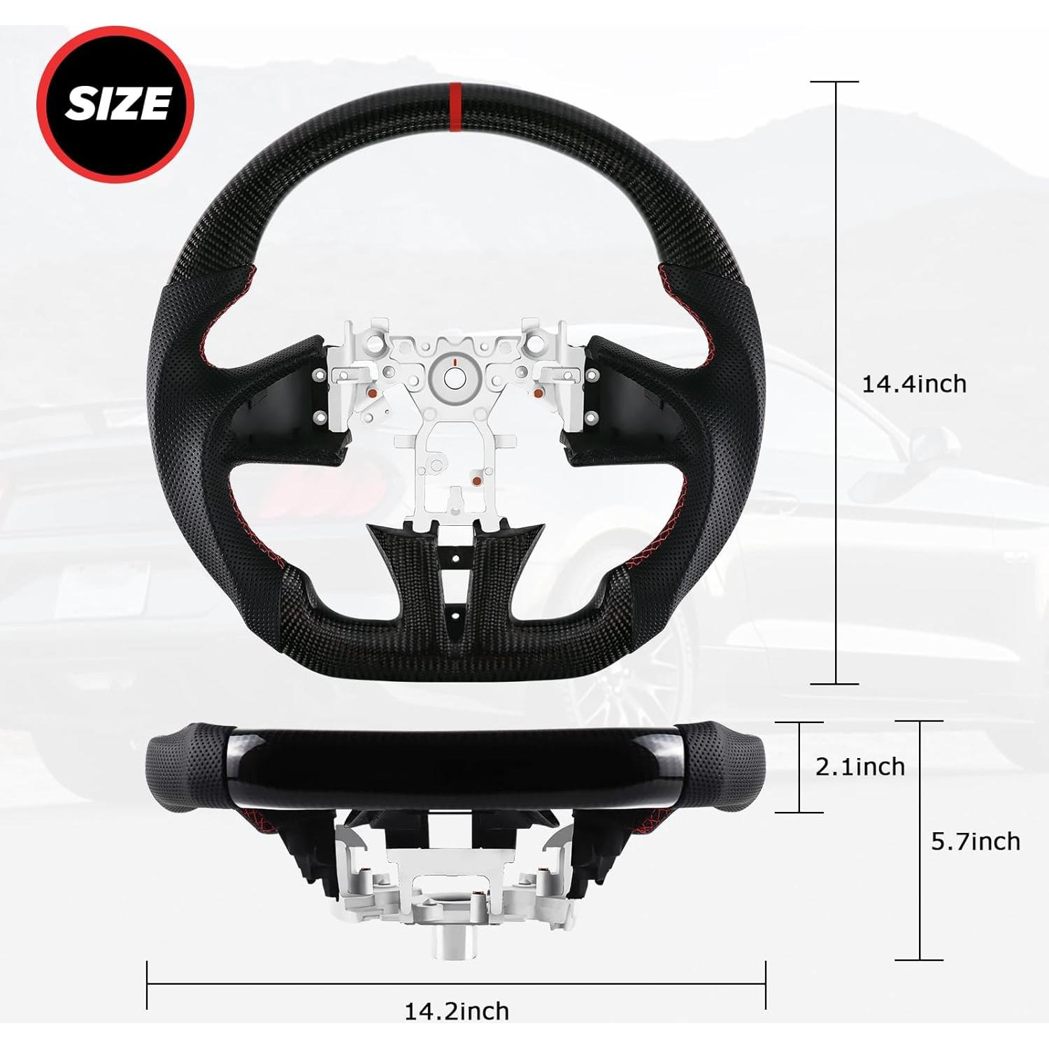 Volante de Carbono LOSCHEN para Infiniti Q50 2014-2017