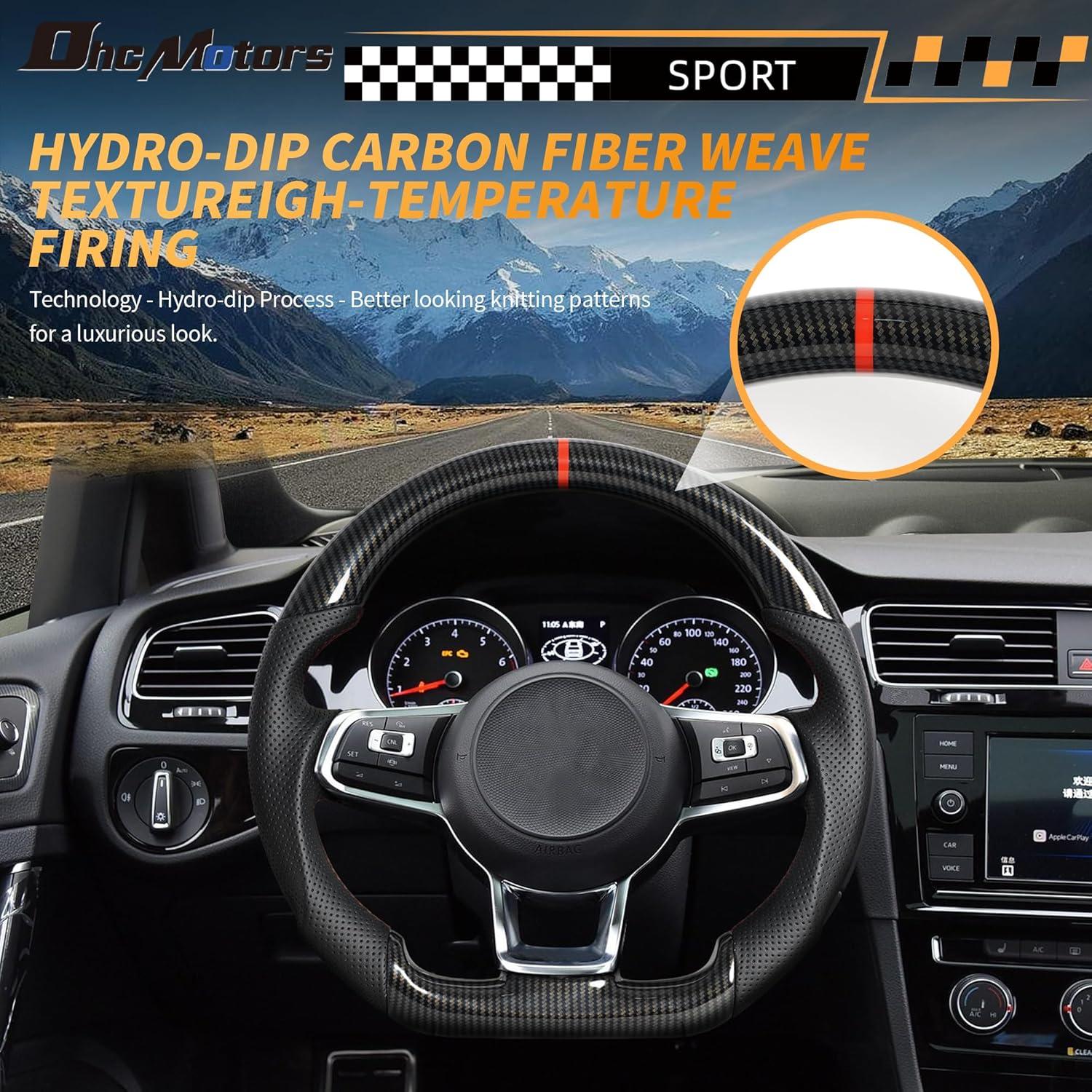 Volante Hydro-Dip OHC MOTORS para Volkswagen GTI MK7 2015-2017