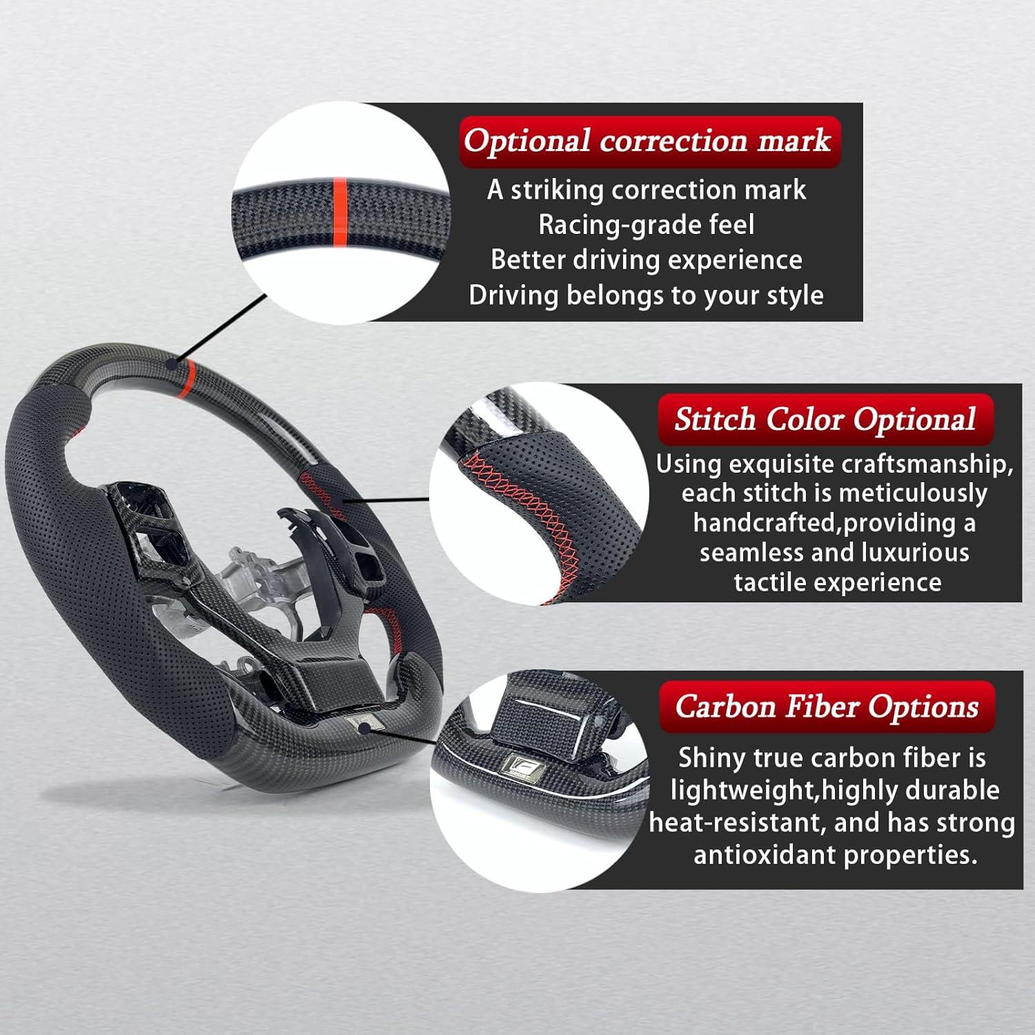 Volante de dirección ZDLZCF para Lexus IS/RCF 2014-2024