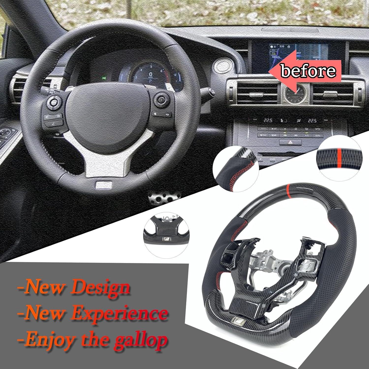 Volante de dirección ZDLZCF para Lexus IS/RCF 2014-2024