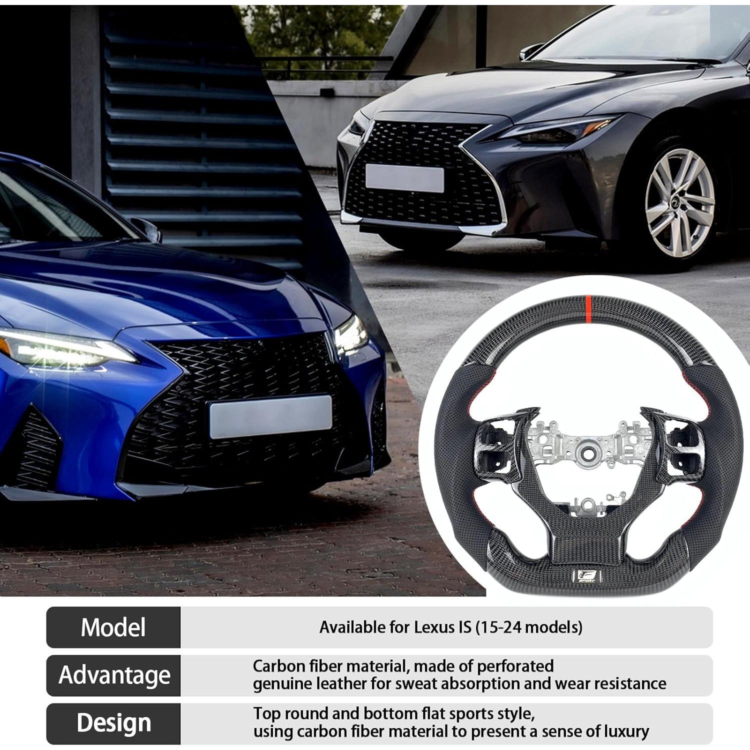 Volante de dirección ZDLZCF para Lexus IS/RCF 2014-2024