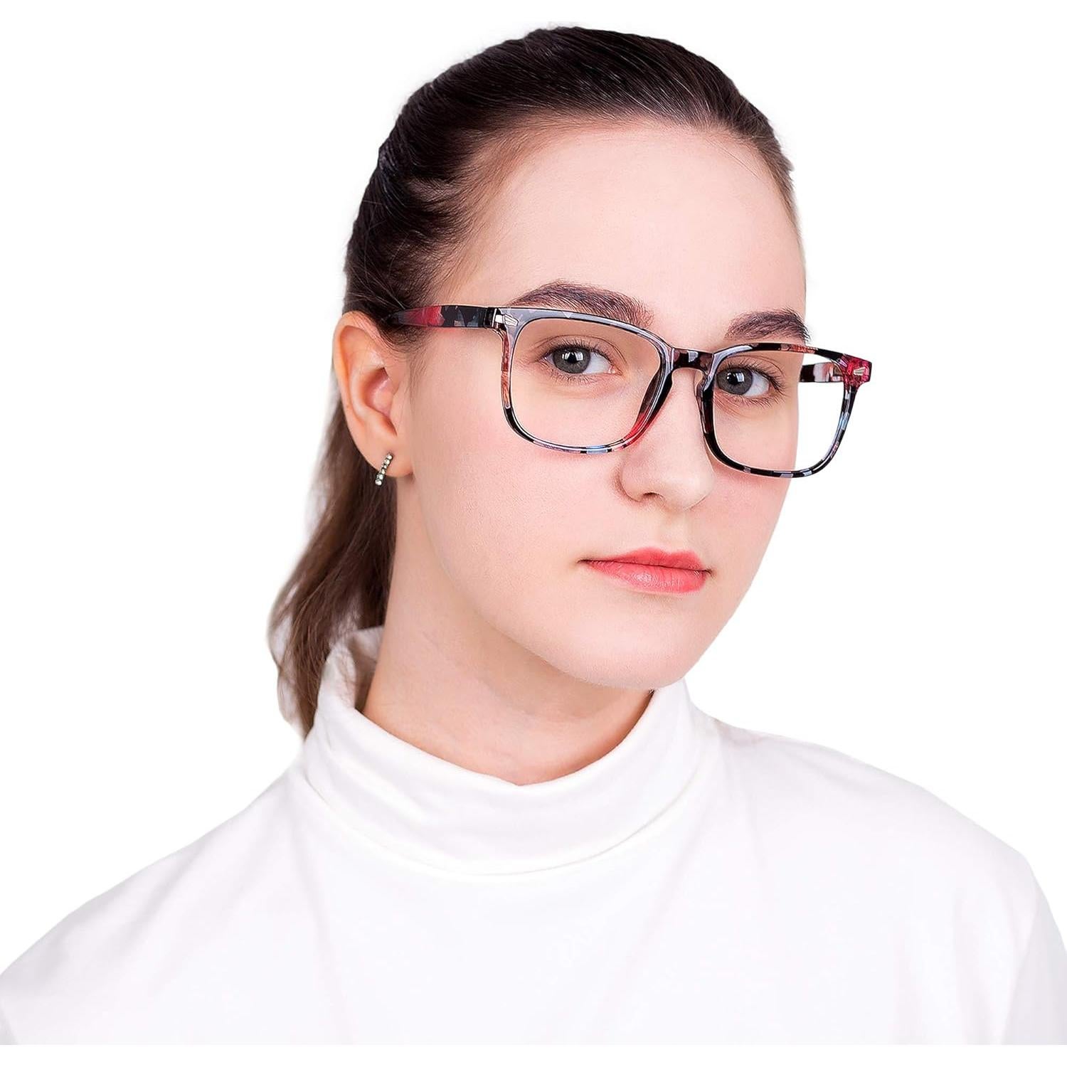 Gafas de lectura bifocal LifeArt Floral +2.00 luz azul