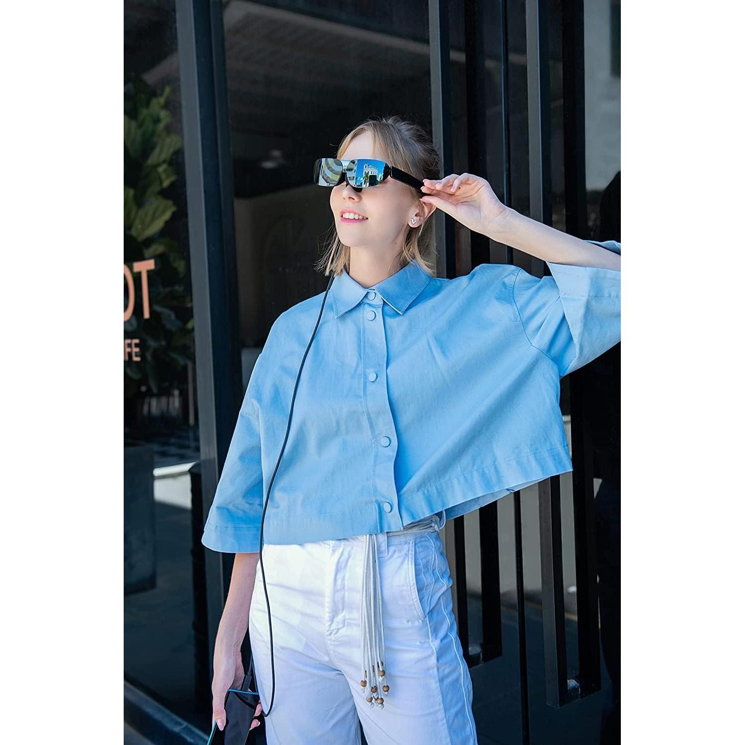 TCL NXTWEAR G Smart Glasses Portable Wearable Dual HD OLED Display