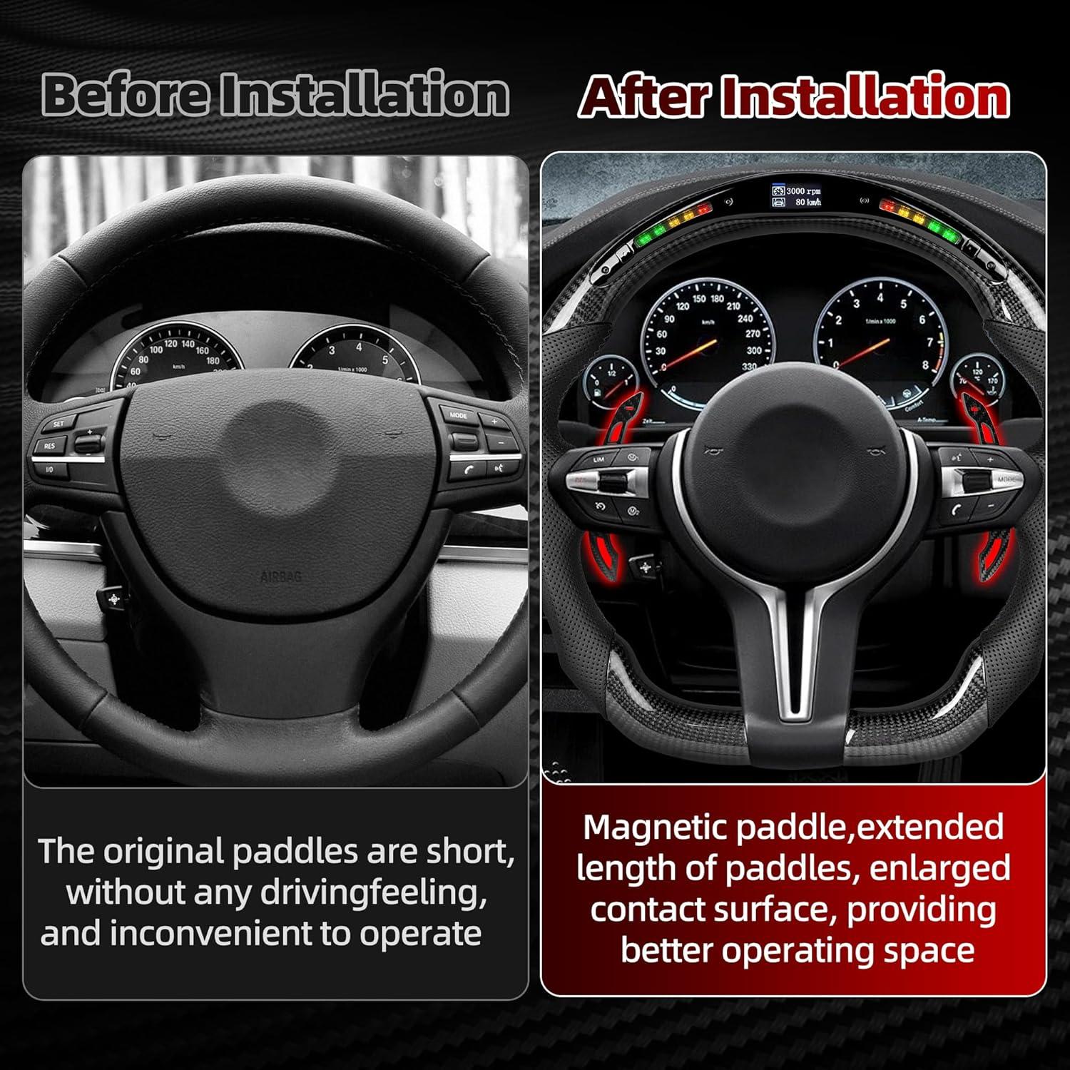 Palanca de Cambio Magnética OHC MOTORS Fibra de Carbono BMW