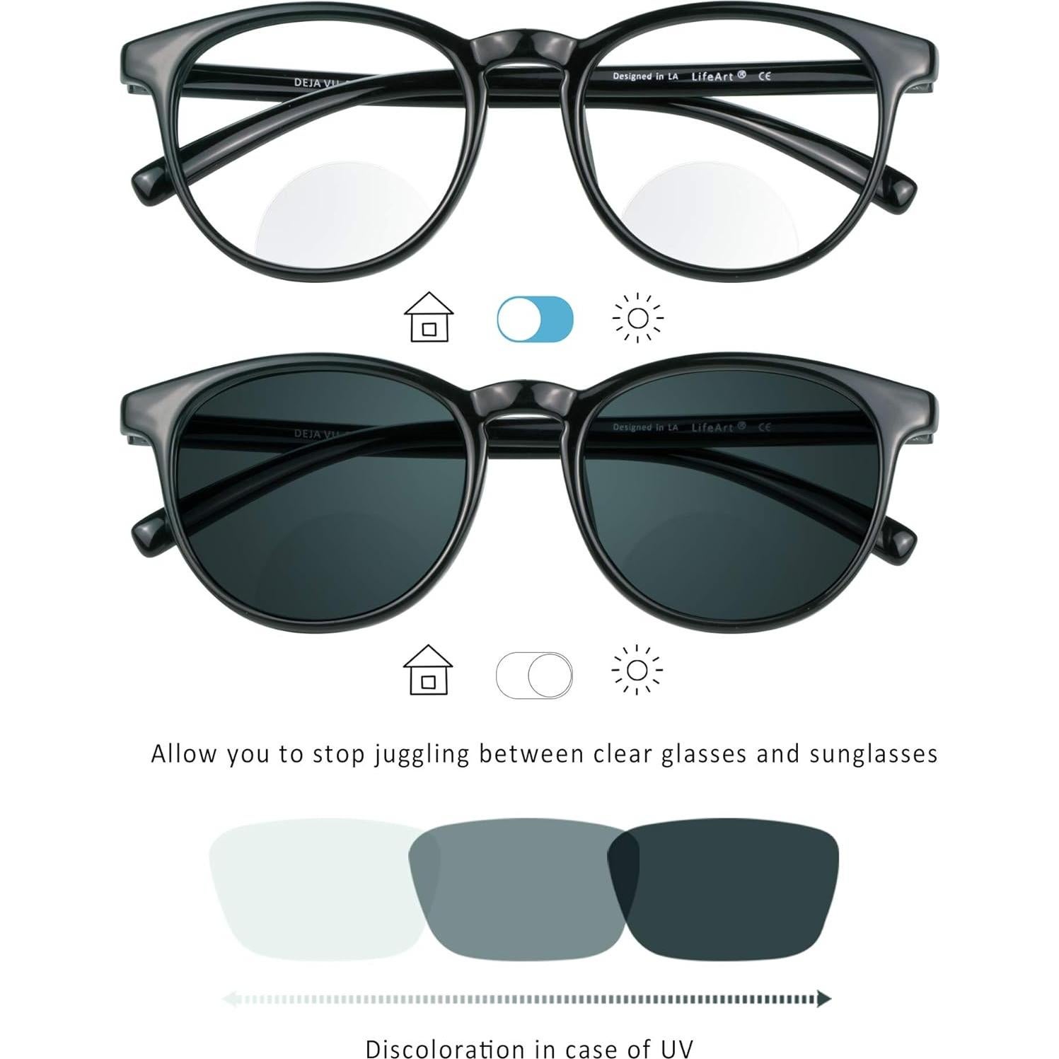 Gafas de Lectura Bifocales LifeArt +2.50 Antirreflejo