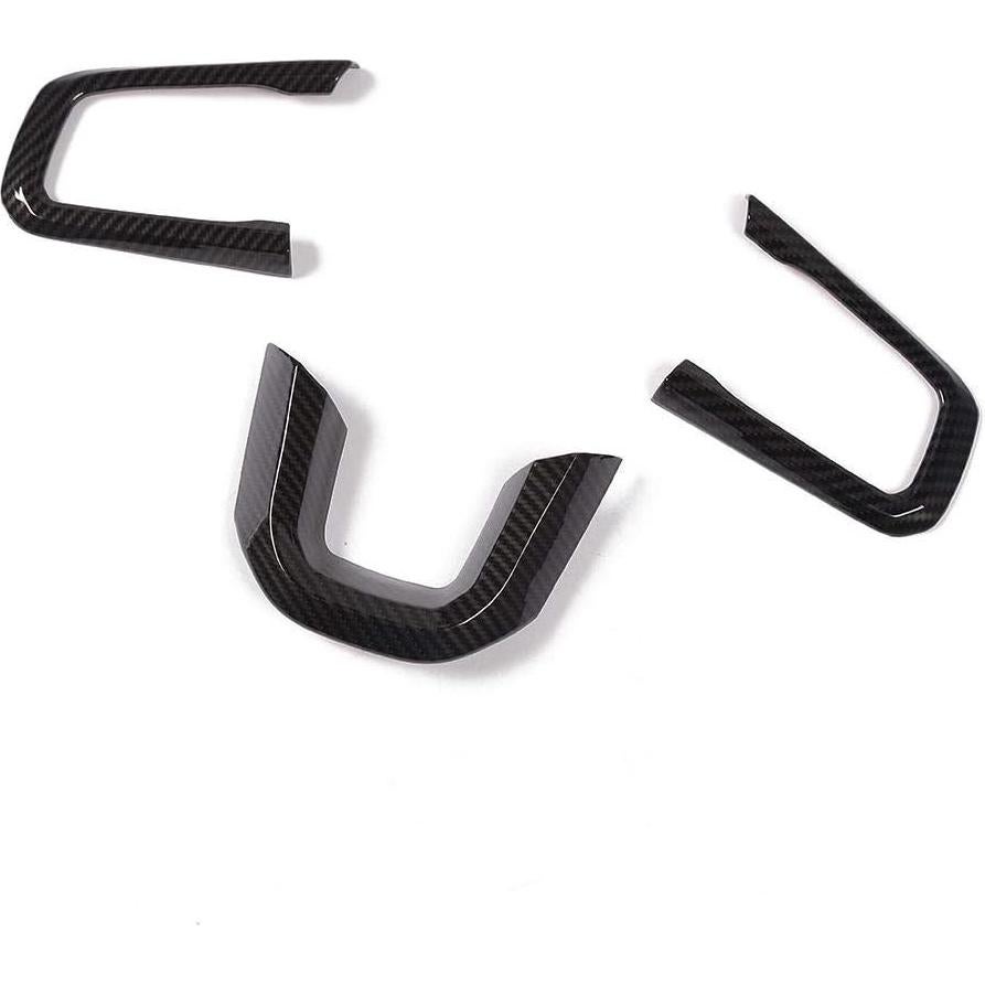 Fundas de Volante CheroCar Fibra de Carbono Jeep Wrangler 2018-2025