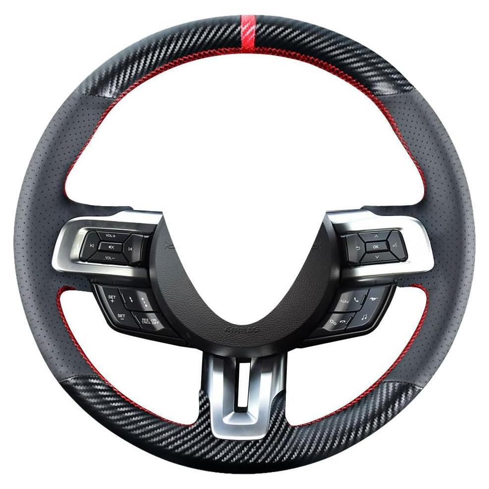 Cubierta de Volante Kivnto para Ford Mustang 2015-2021 38 cm