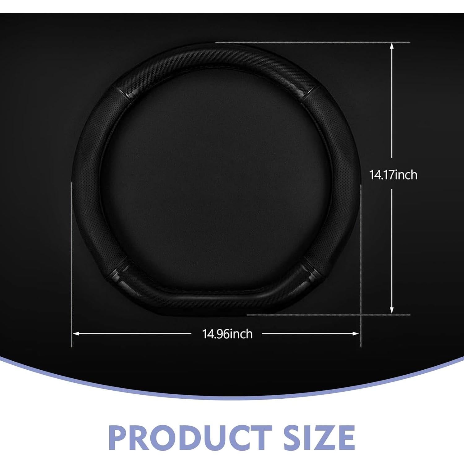 Cubierta de Volante CyperFair D Fibra de Carbono Antideslizante