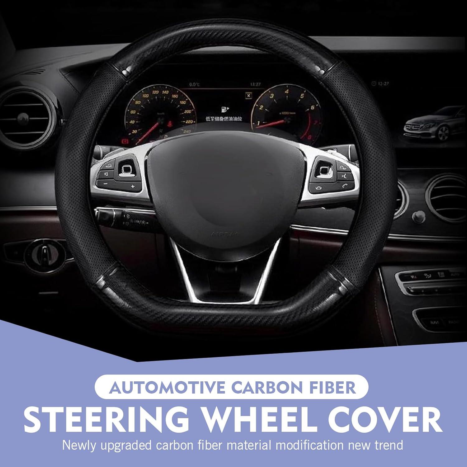 Cubierta de Volante CyperFair D Fibra de Carbono Antideslizante