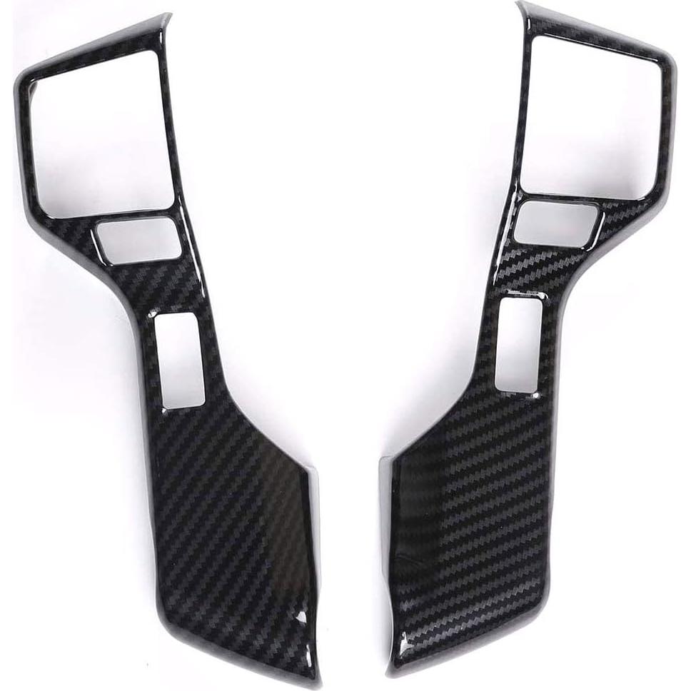 Cubierta de Volante Tocatus para Toyota 4Runner Tacoma Tundra 2015-2022, ABS Fibra de Carbono 2 Piezas