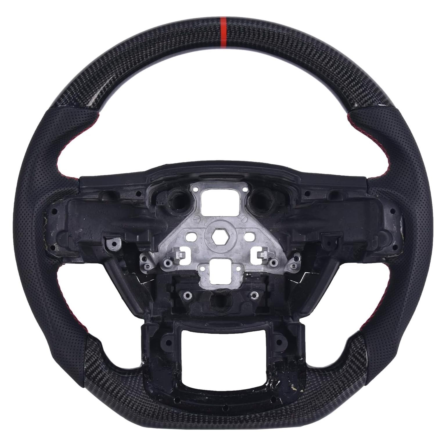 Volante de fibra de carbono EASSAFEX para Ford F150 2015-2020