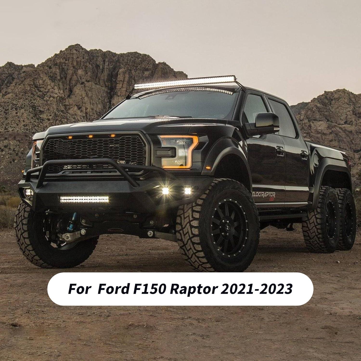 Volante de fibra de carbono LFEVOCSI para Ford F150 Raptor 2021-2023