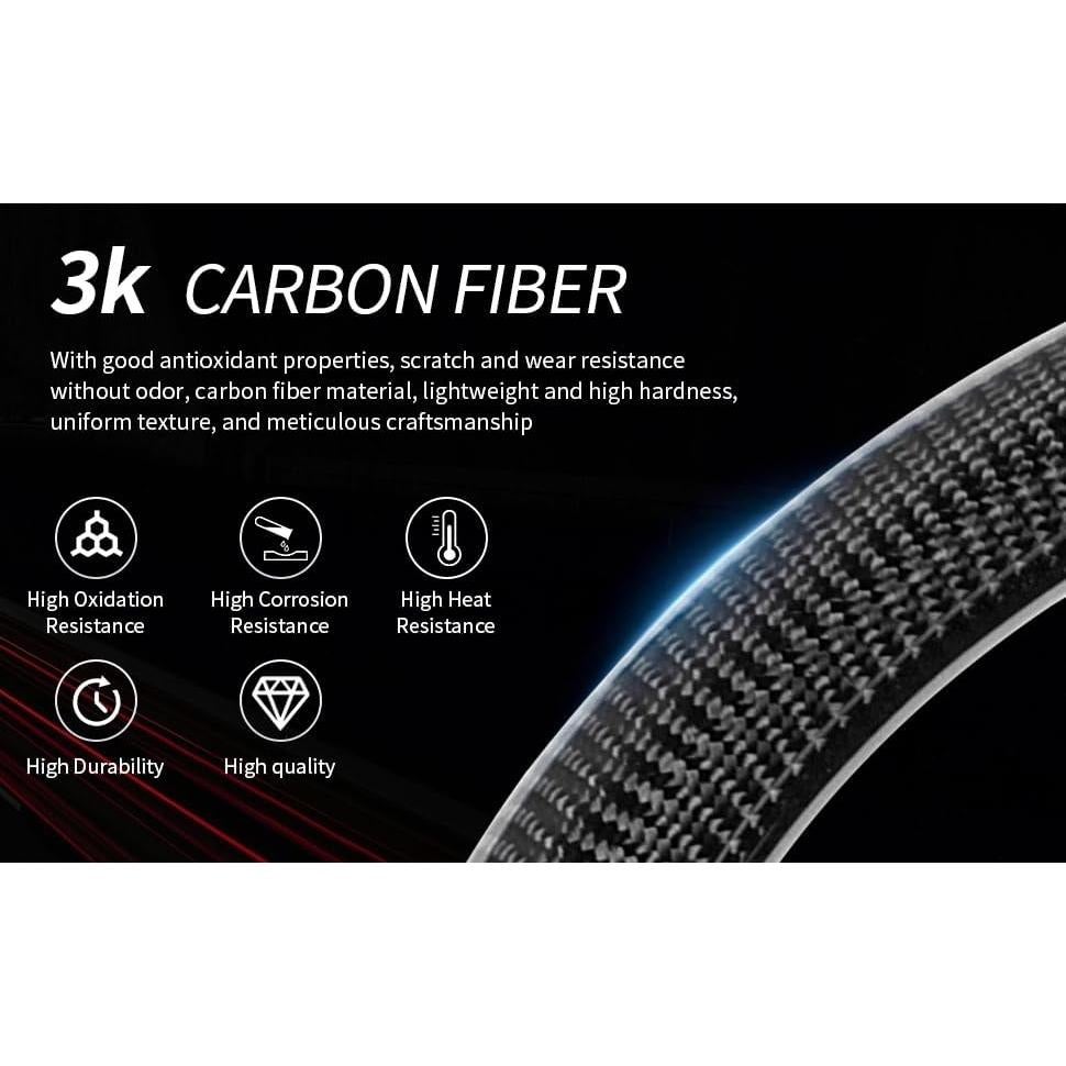 Volante de fibra de carbono LFEVOCSI para Ford F150 Raptor 2021-2023