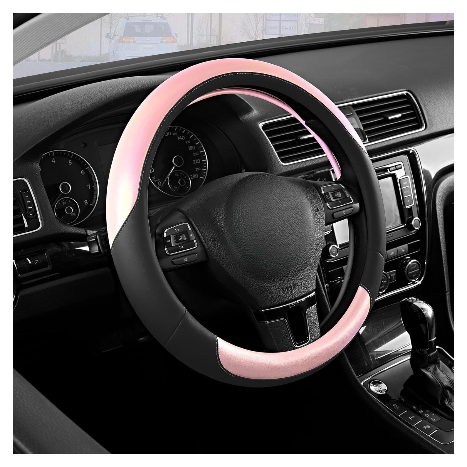 Cubierta de Volante Road Comforts - Cuero Transpirable 36.8-38.1 cm