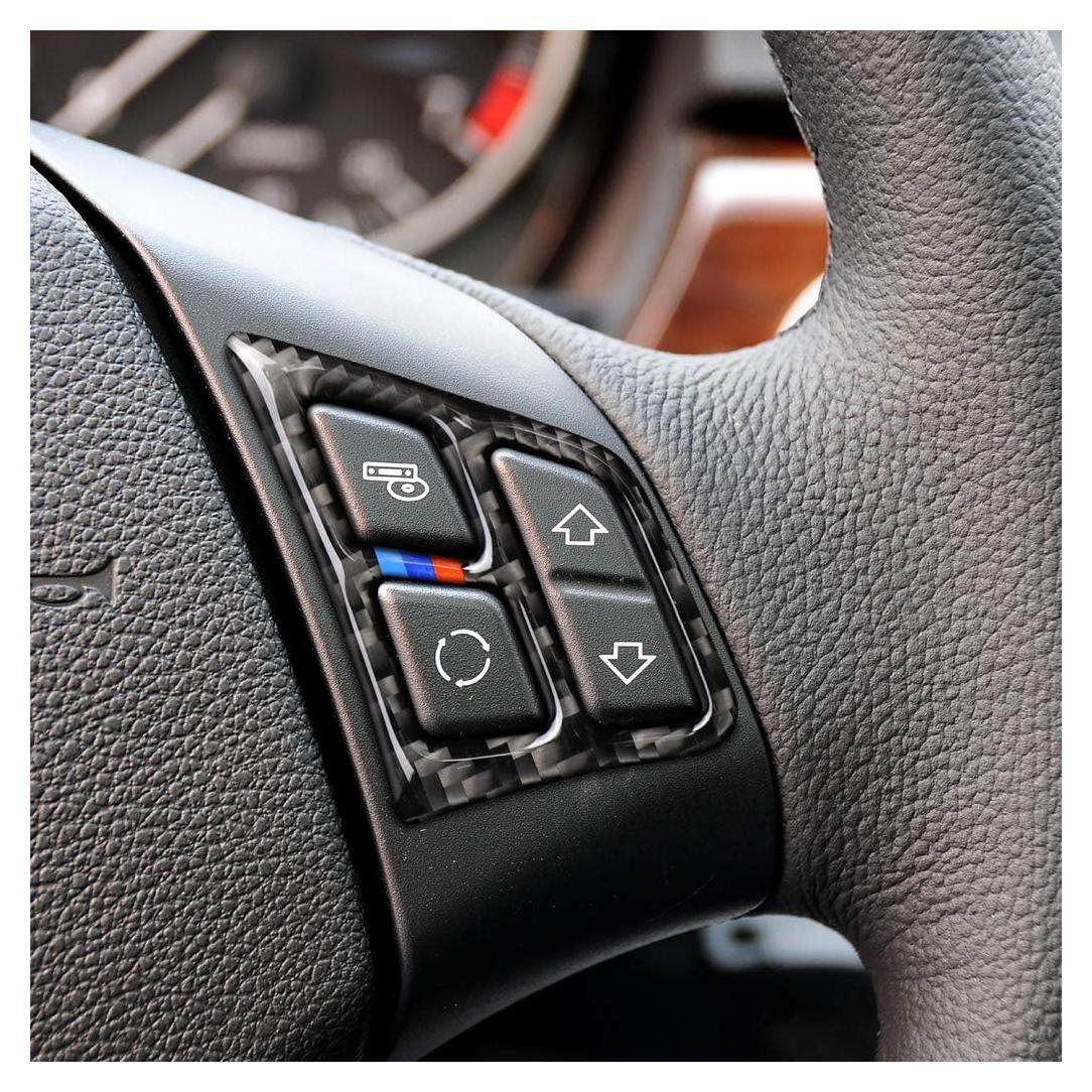 Cubierta de Volante de Fibra de Carbono Fobren para BMW E90 E92 E93