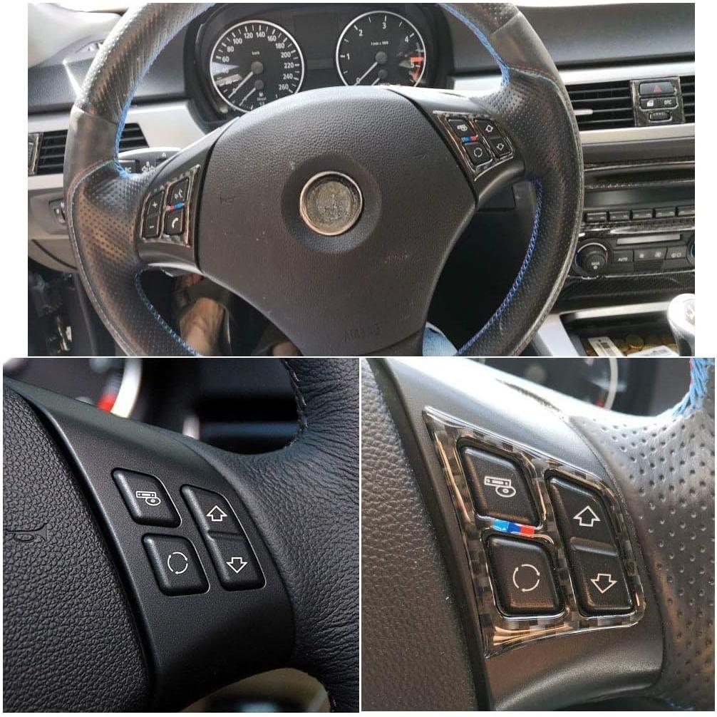 Cubierta de Volante de Fibra de Carbono Fobren para BMW E90 E92 E93