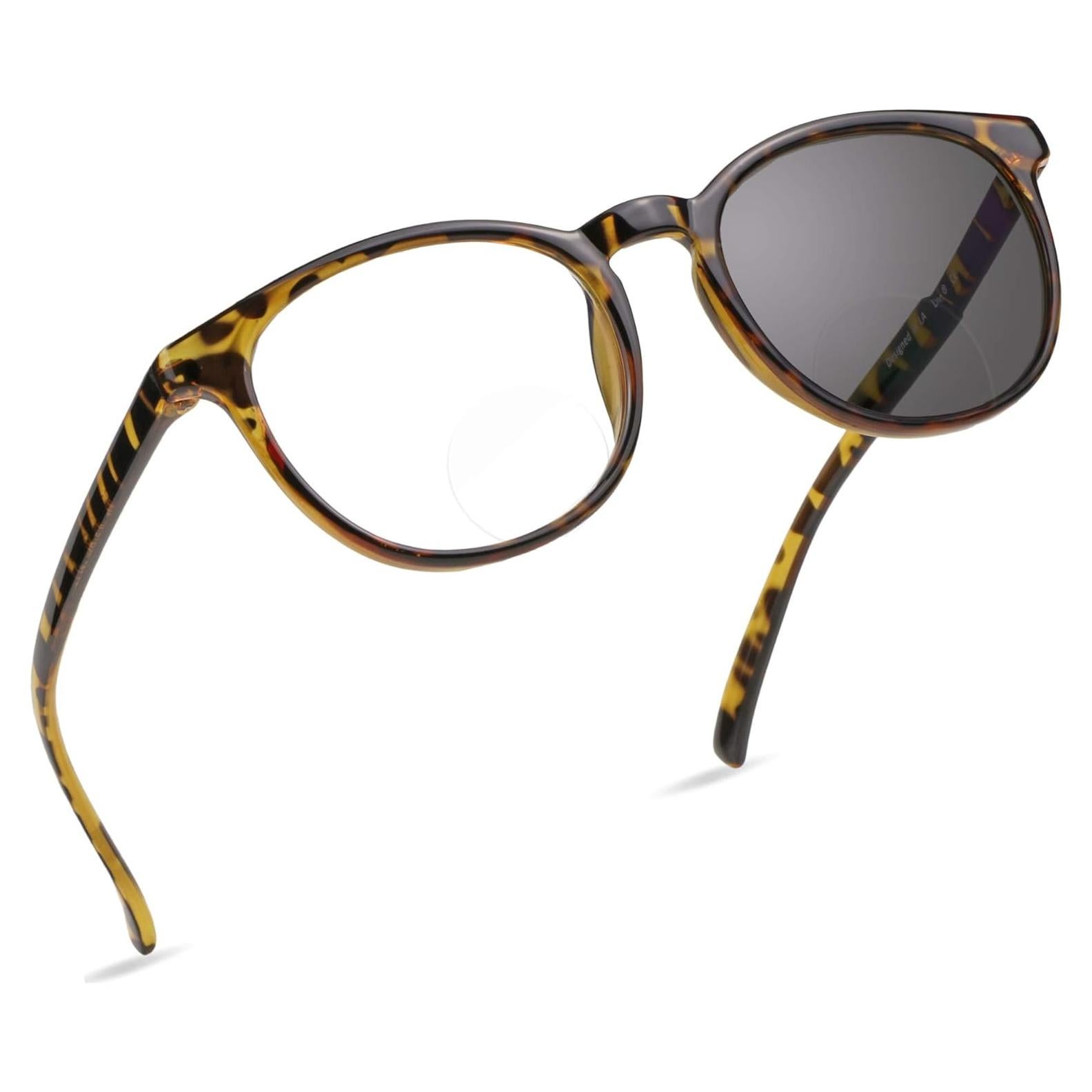 Gafas de lectura bifocal LifeArt fotocromáticas tortuga +1.50