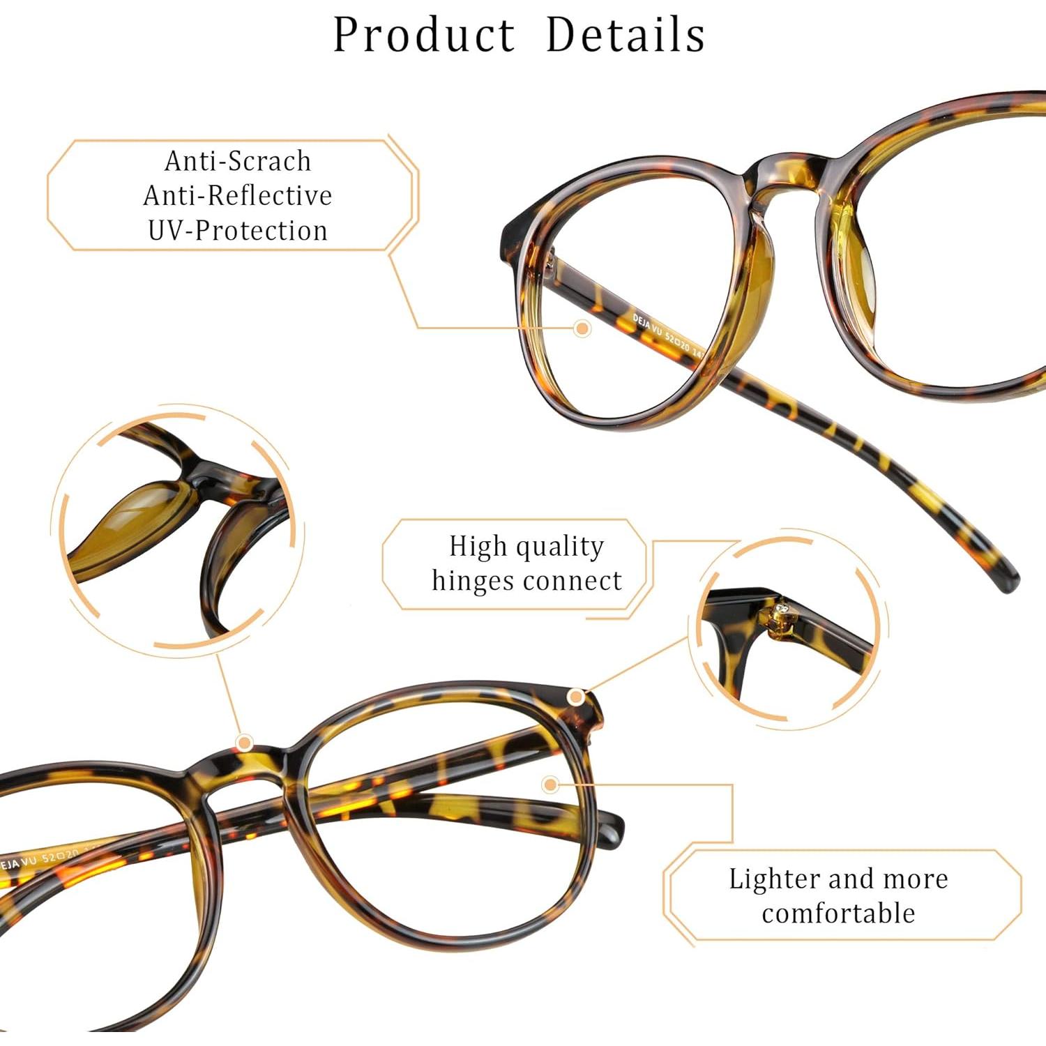 Gafas de lectura bifocales LifeArt tortuga +2.50 aumento