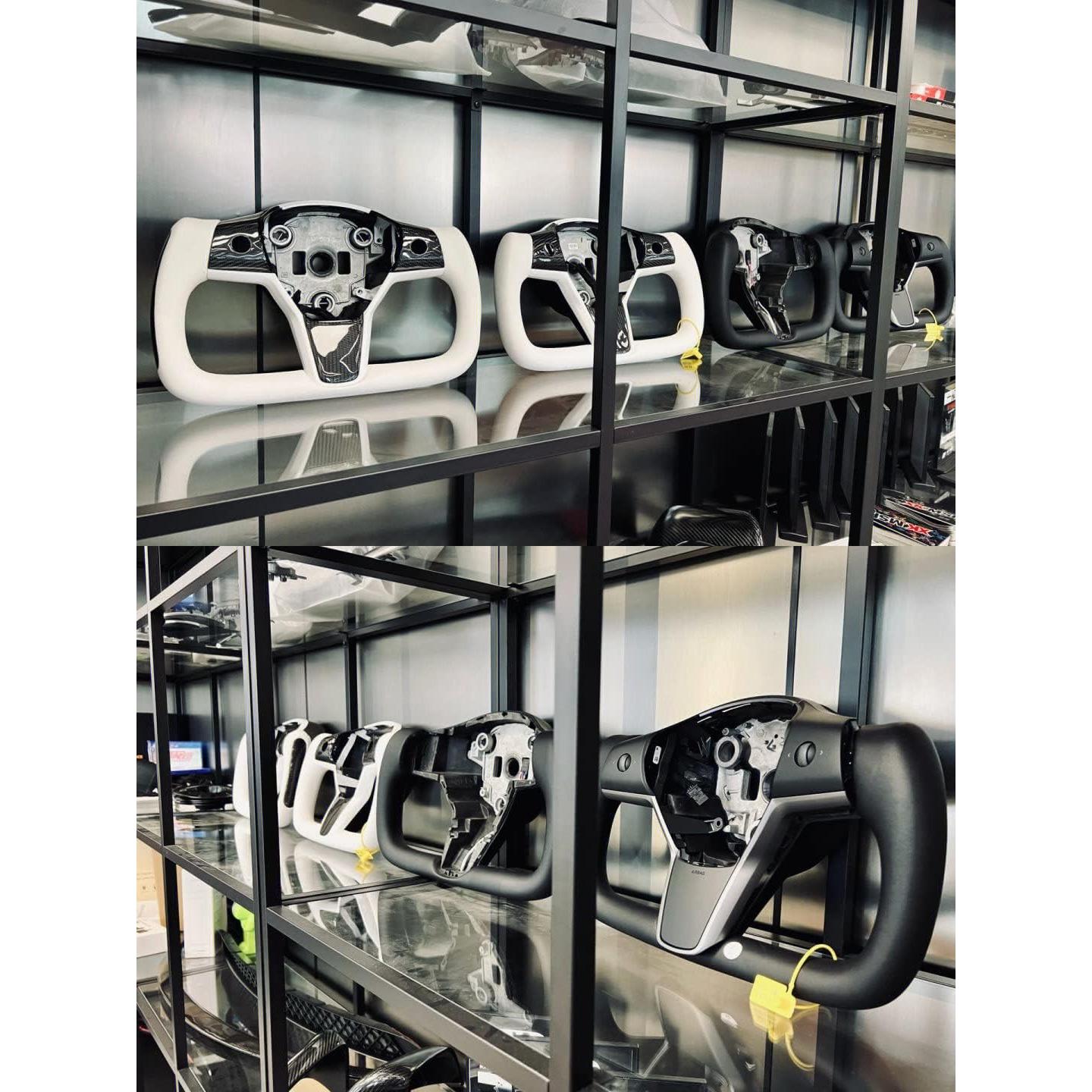 Volante Calentado ZIMABLUE para Tesla Model 3/Y 2017-2024