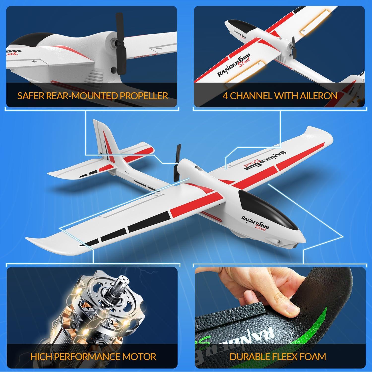 Avión RC Glider VOLANTEXRC Ranger 600 Acrobático RTF