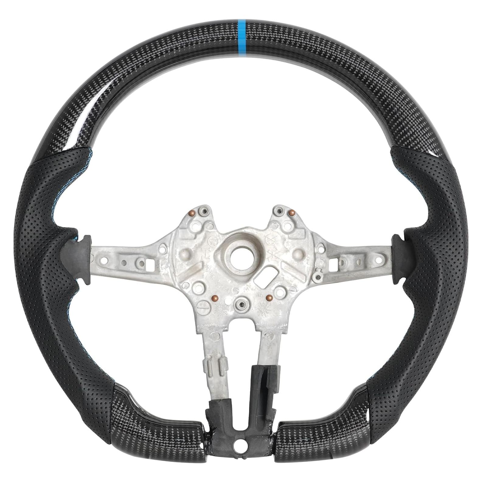 Volante de fibra de carbono OHC MOTORS para BMW M5 M6 M8 14-17