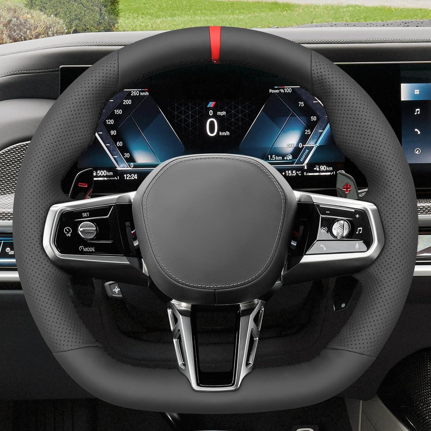 Funda de Volante MEWANT para BMW M Sport Serie 5 G60 2024