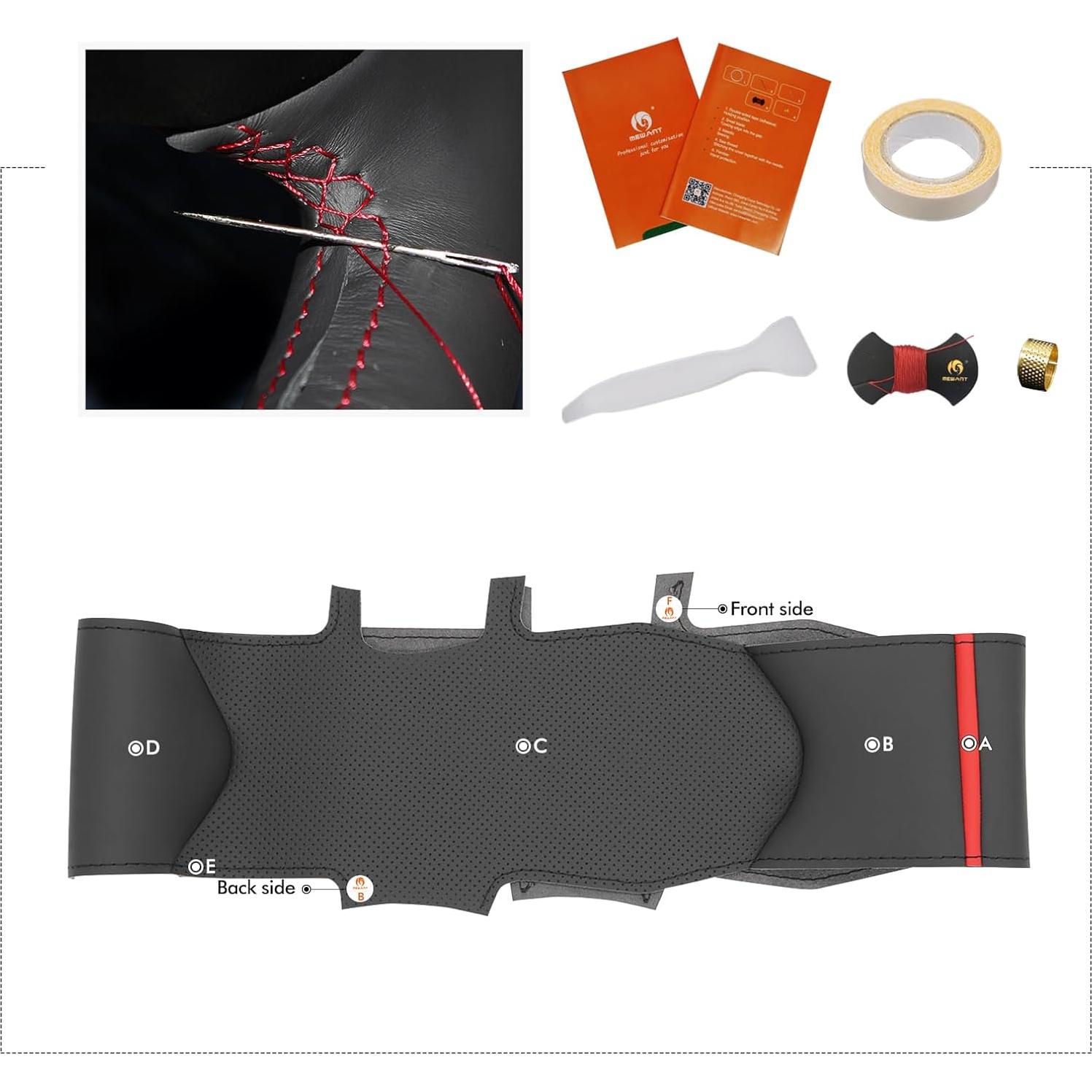 Funda de Volante MEWANT para BMW M Sport Serie 5 G60 2024