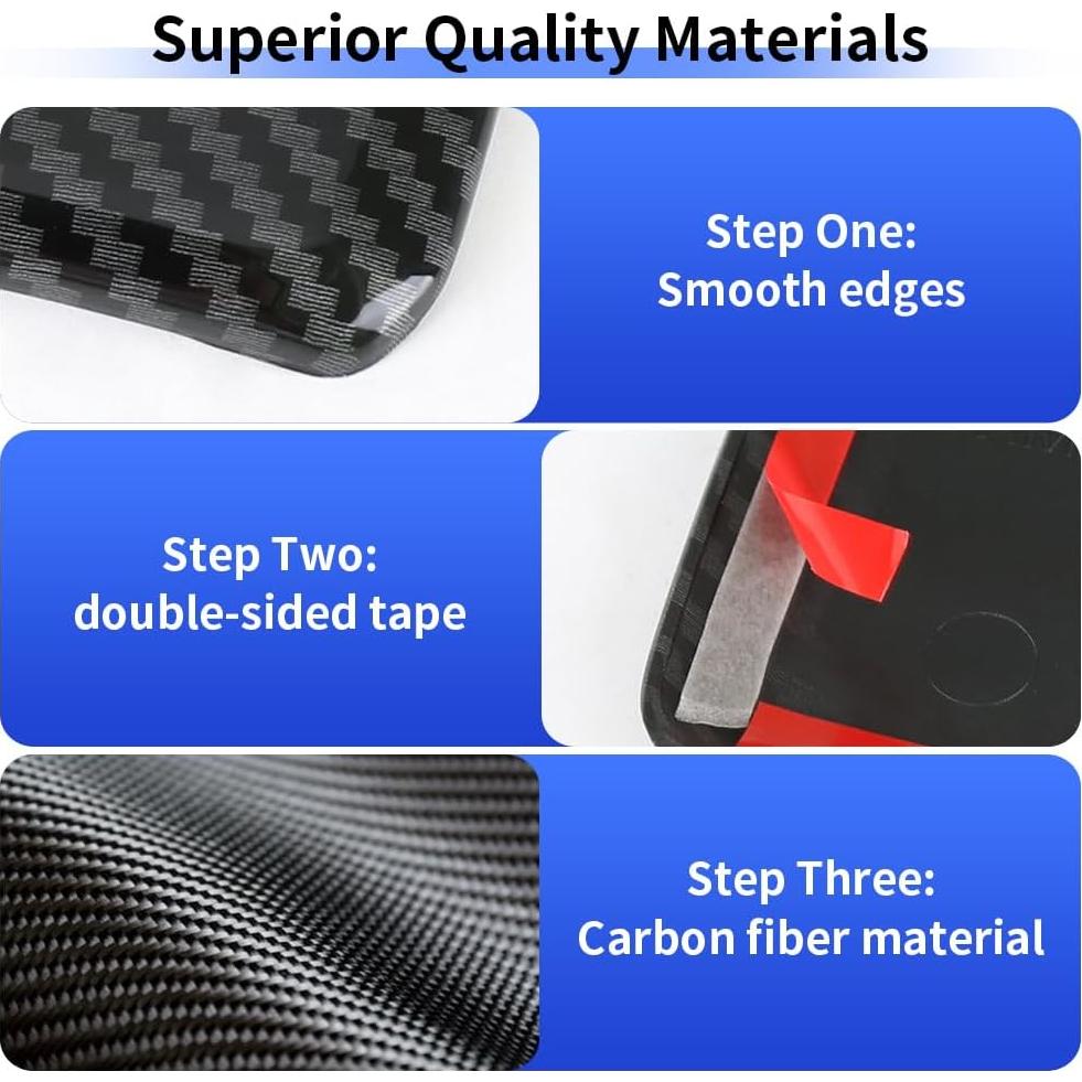 Panel de Cubierta de Fibra de Carbono LUNQIN para Dodge 2014-2023