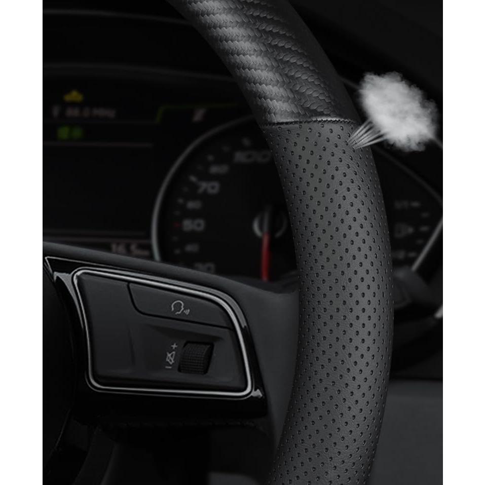 Cubierta de Volante de Fibra de Carbono TAUYANG 40 cm Antideslizante