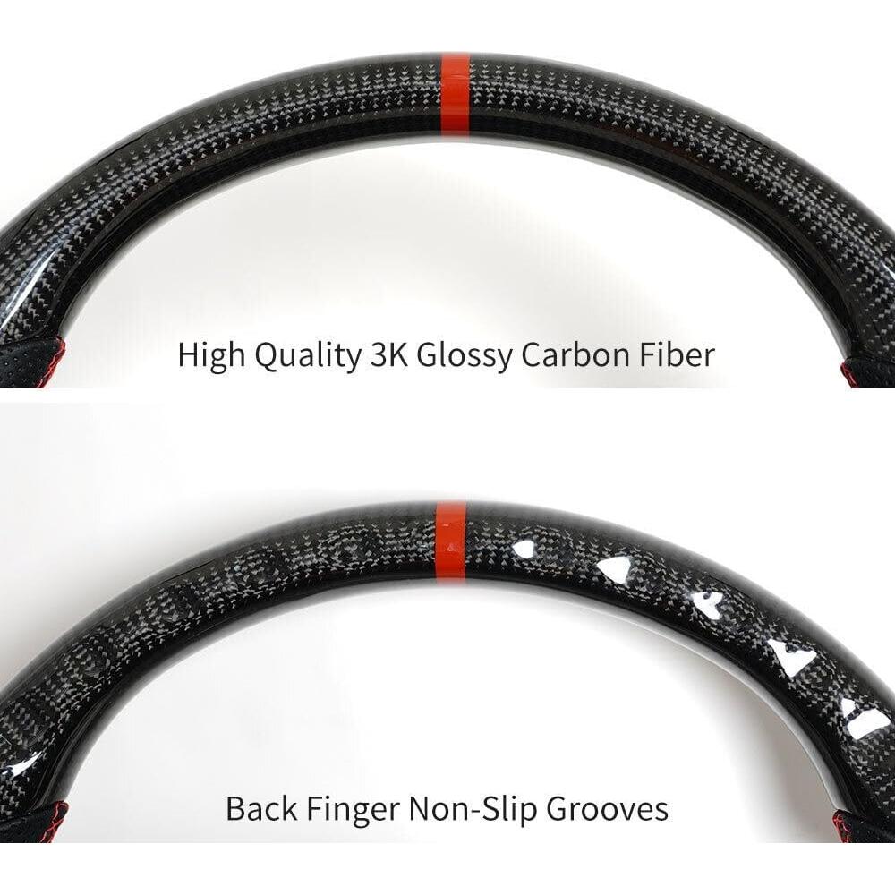 Volante de Fibra de Carbono Genérico para Ford F150 2021-2024