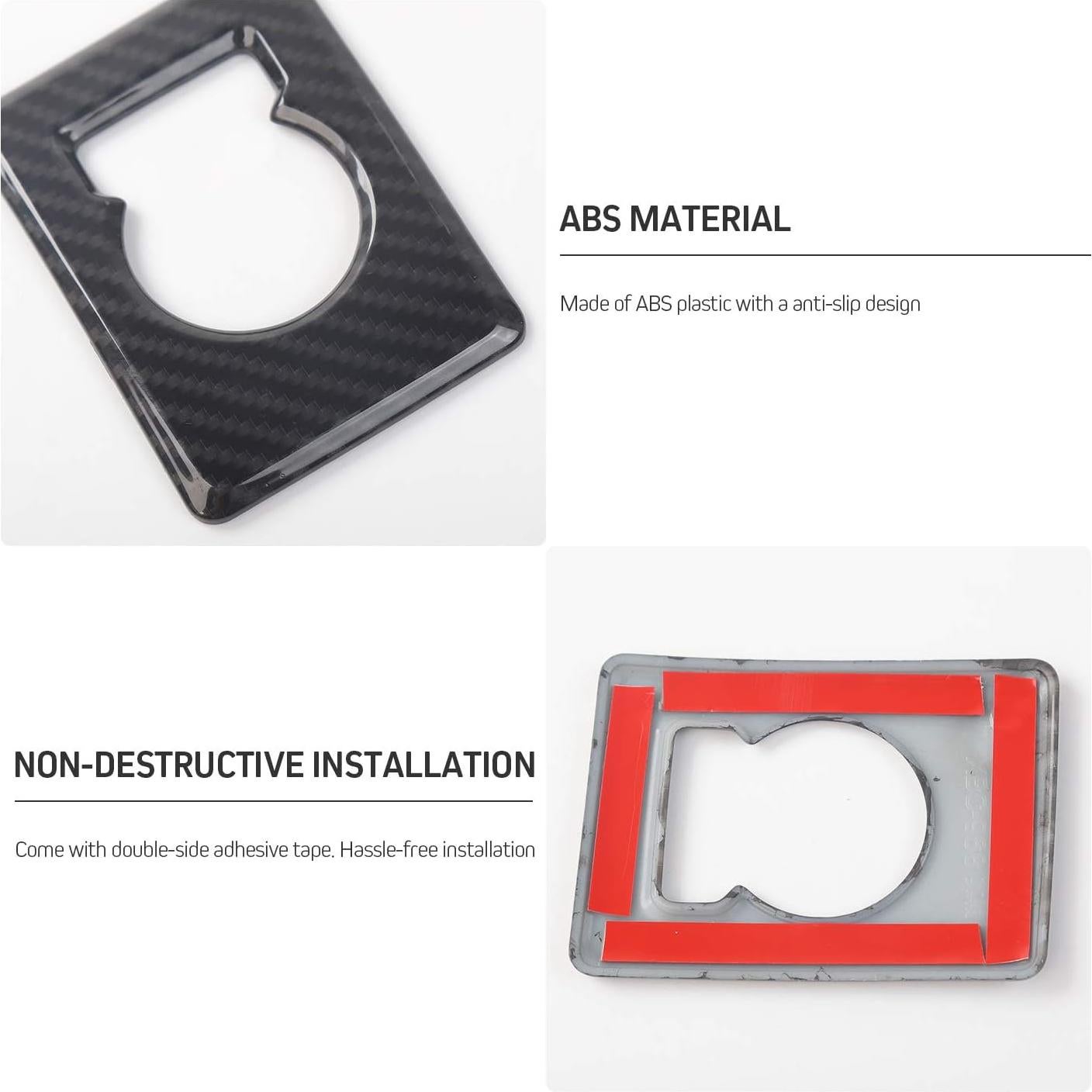 Cubierta de Trim Voodonala para Ford F150 2015-2020 Carbono