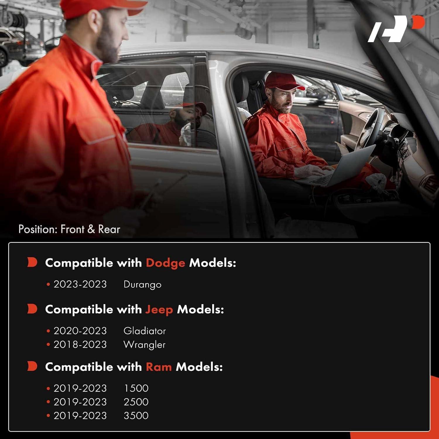 Sensor de Estacionamiento A-Premium 4 Piezas para Ram, Jeep, Dodge