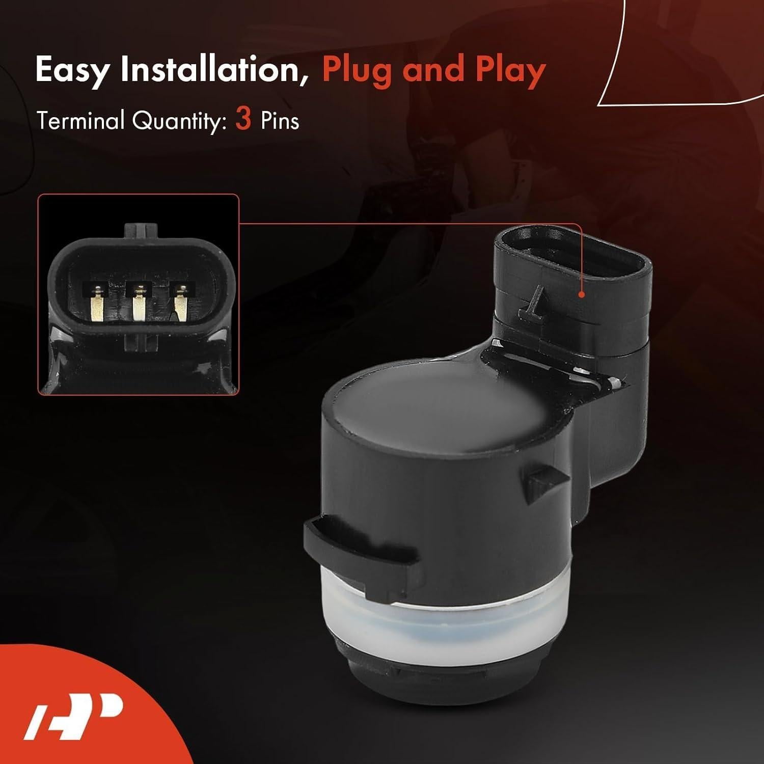 Sensor de Estacionamiento A-Premium 4 Piezas para Ram, Jeep, Dodge