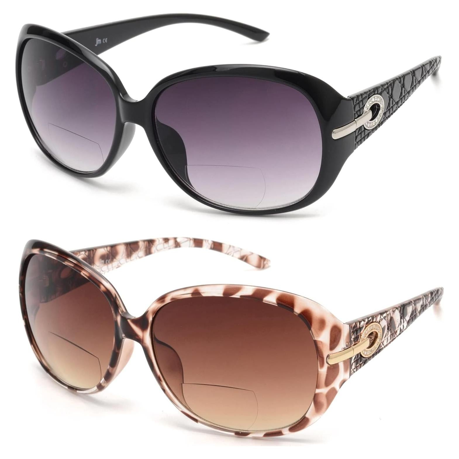 Gafas de Sol Bifocales JM Clásicas UV 2.75 Negro+Carey