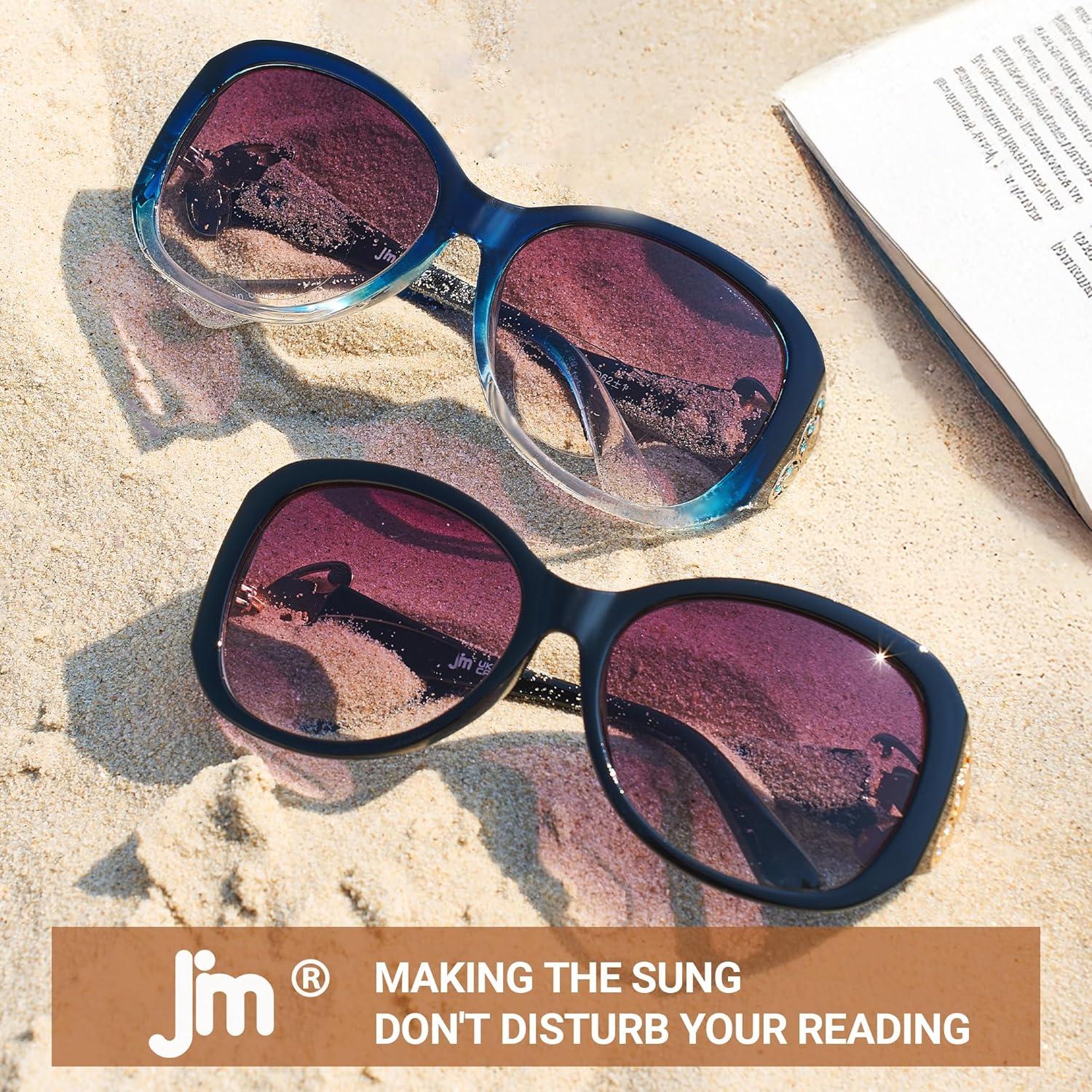 Gafas de Sol Bifocales JM para Mujeres UV400 2 Pack