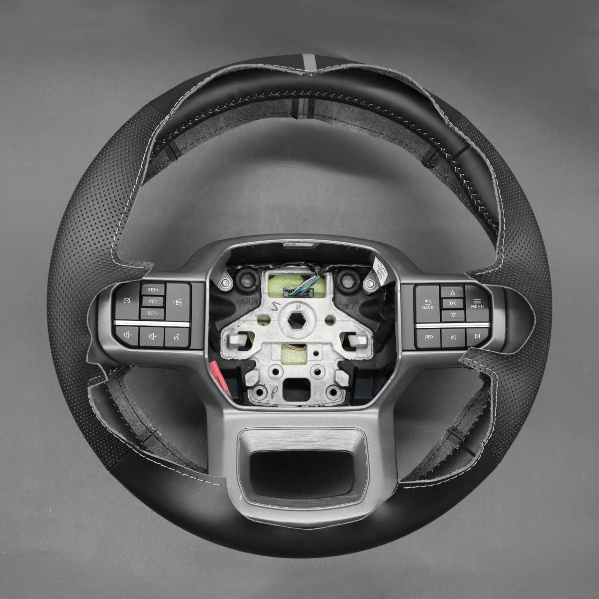 Funda de Volante MEWANT para Ford F-150 2021-2023 Cosida a Mano