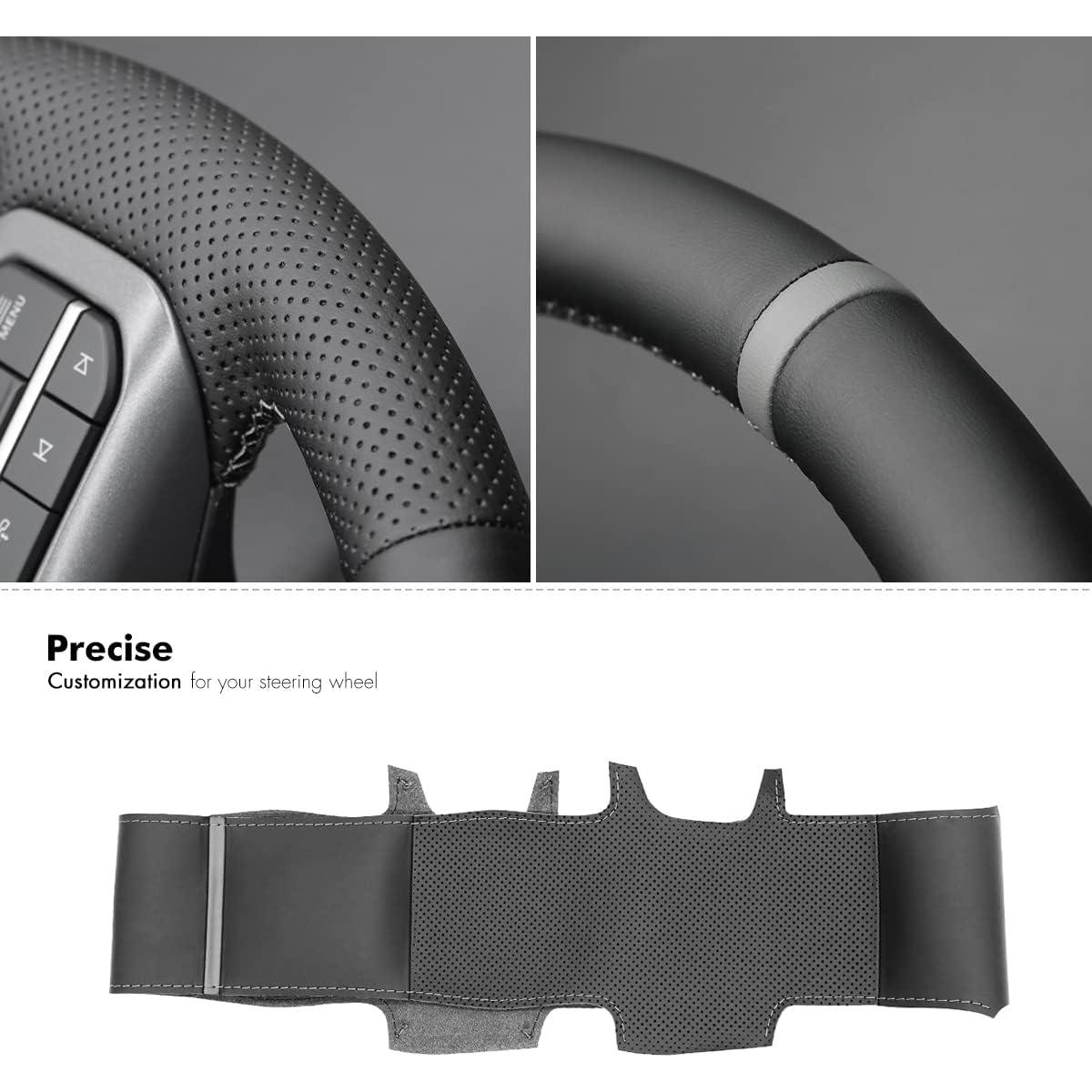 Funda de Volante MEWANT para Ford F-150 2021-2023 Cosida a Mano