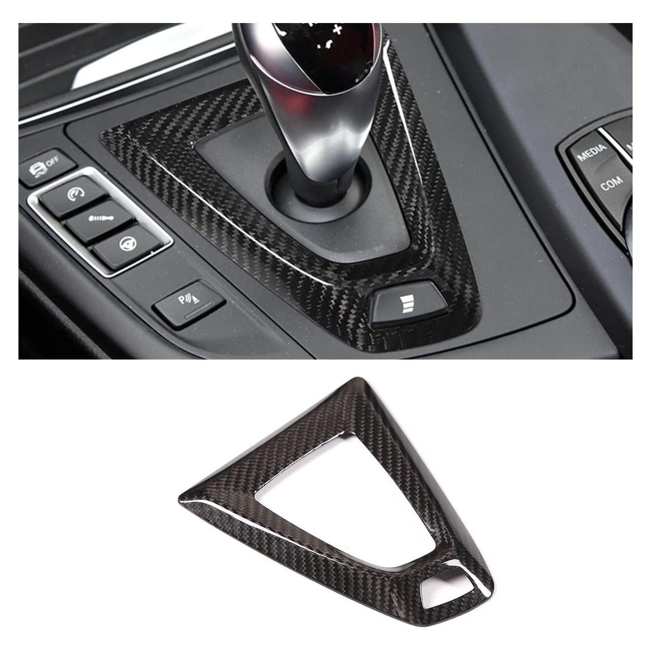 Cubierta de Panel de Palanca de Cambios BMW F80 F82 2014-2019 Fibra de Carbono