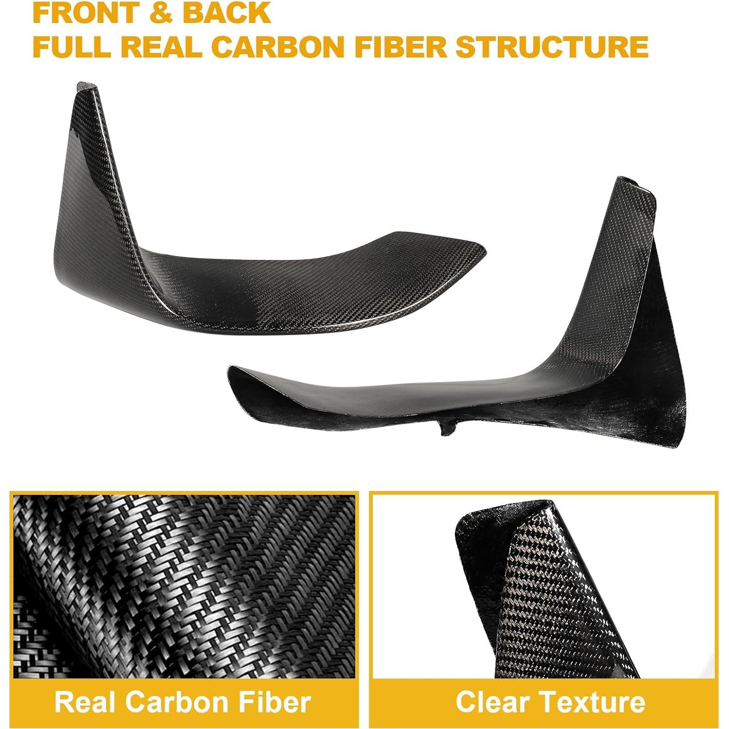 Divisores de Parachoques Frontal de Fibra de Carbono Fancemot para BMW F80 M3 F82 F83 M4 2015-2020