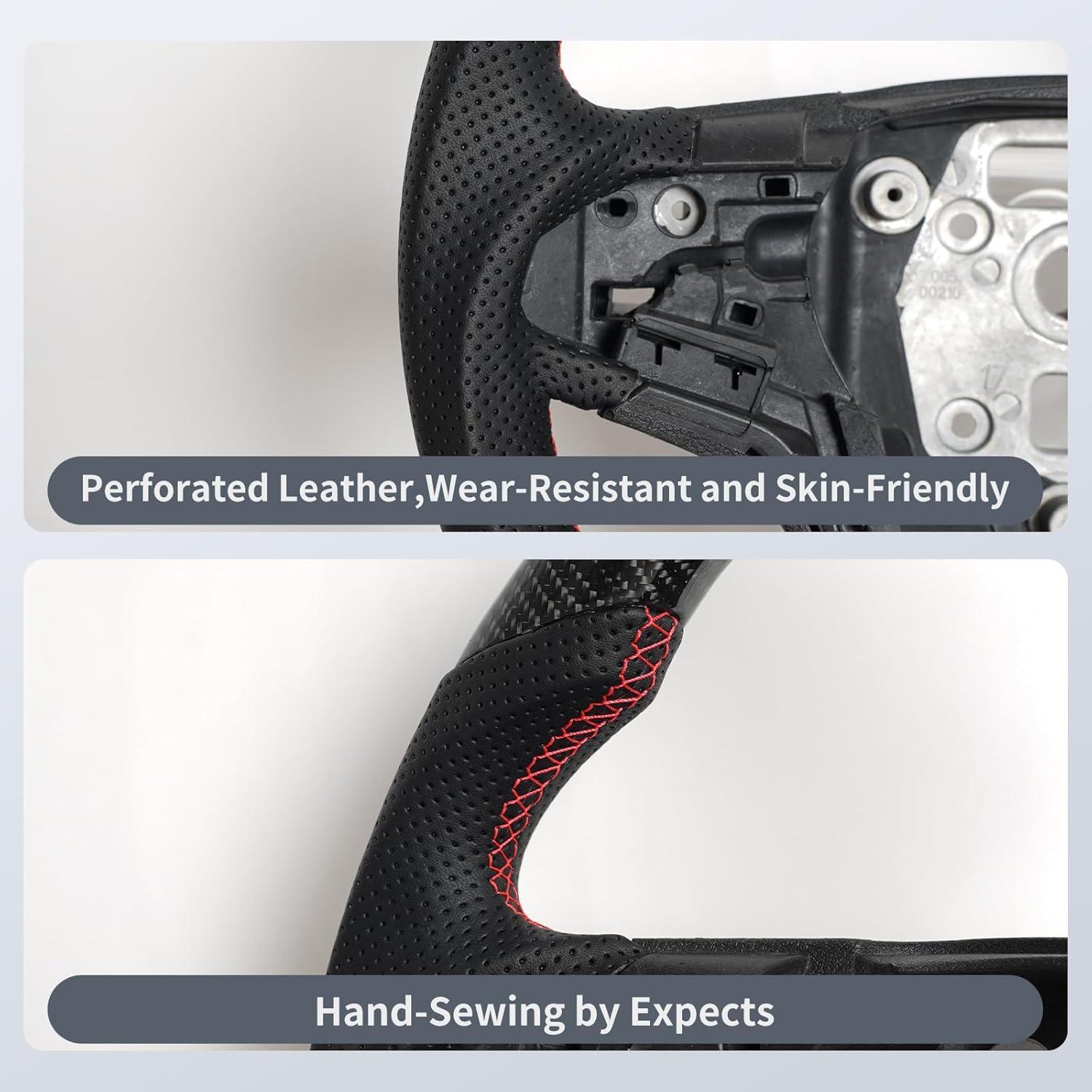 Volante D JIANGGAI de Fibra de Carbono para Chevrolet Camaro 2012-2015