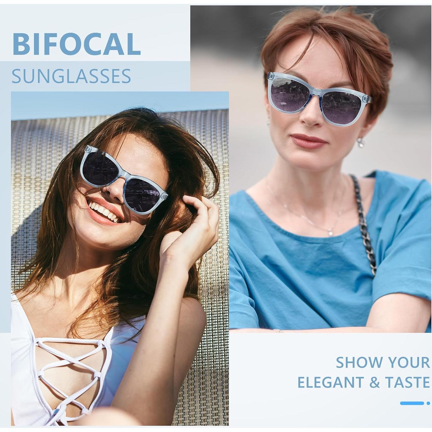 Gafas de Sol Bifocales EASY READ 2.75 UV400 Mujeres Azul