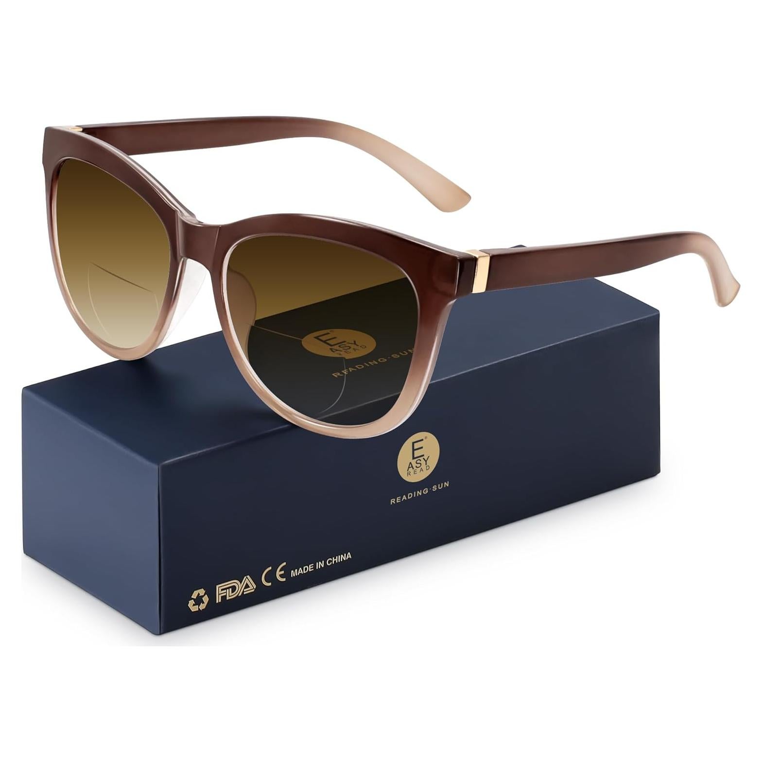 Gafas de Sol Bifocales EASY READ 1.75 UV400 Marrón